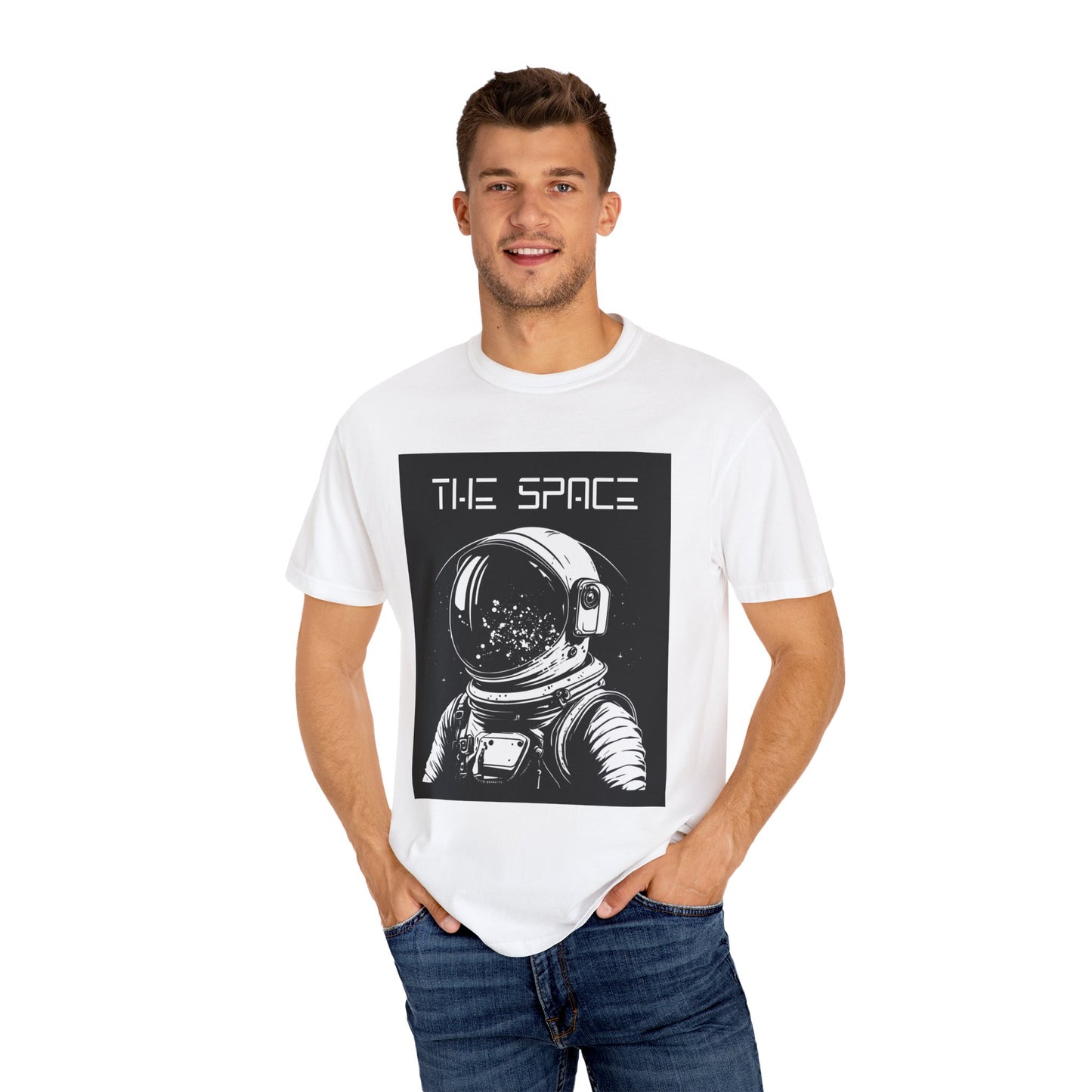 Astronaut Graphic T-Shirt, Space Lover Tee, Unisex Casual Wear, Gift for Astronomy Enthusiasts, Cool Space Art Shirt