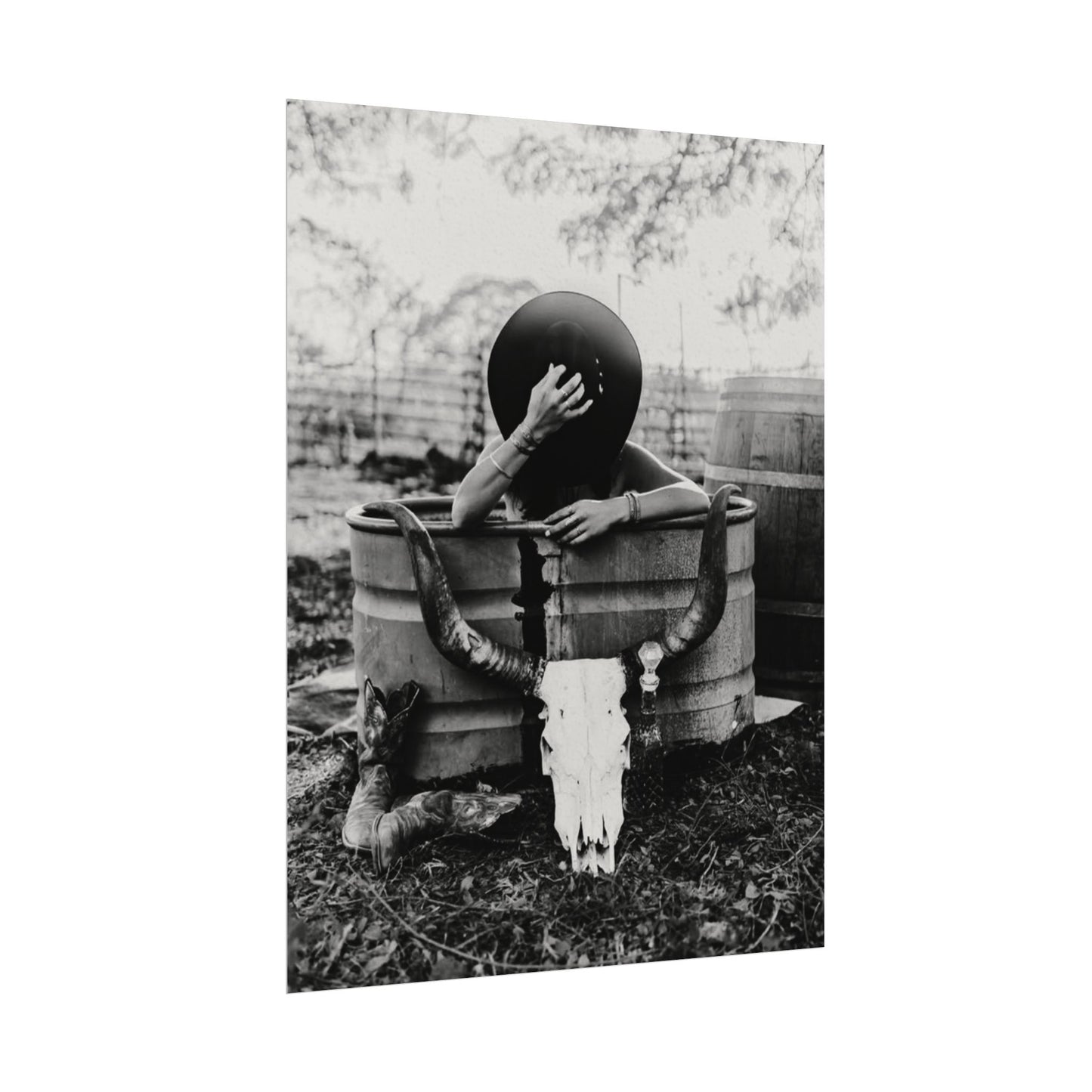 Unapologetically Wild – Western Textured Watercolor Matte Posters