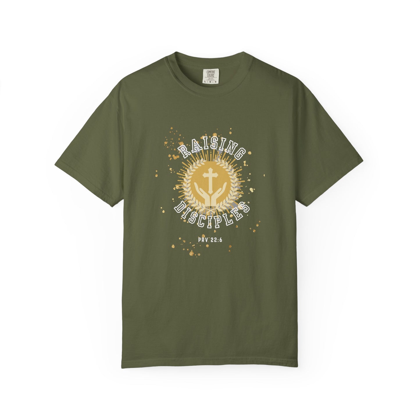 Spiritual Sunrise Unisex Garment-Dyed T-shirt, Faith-Based Apparel, Inspirational Gift, Casual Wear, Church Event, Everyday Comfort