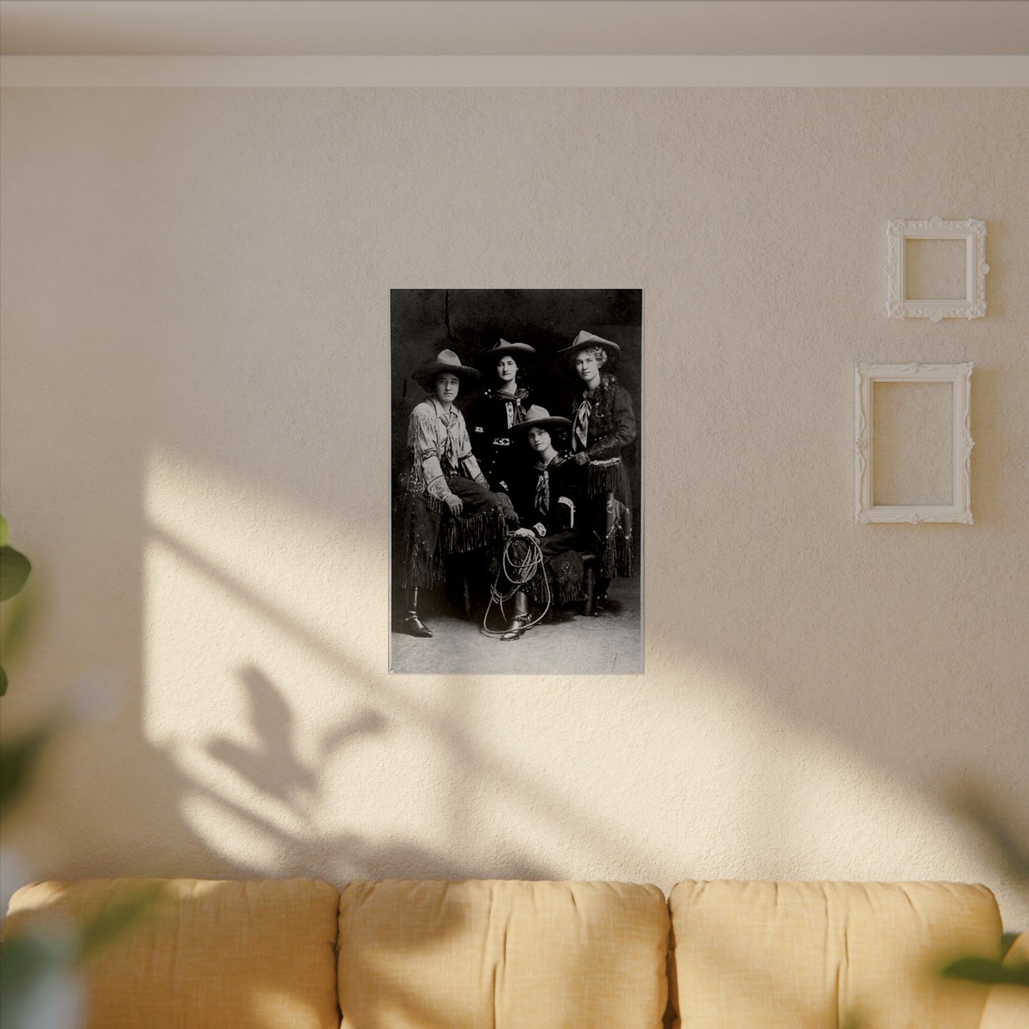 Daughters Of The Frontier – Western Textured Watercolor Matte Posters