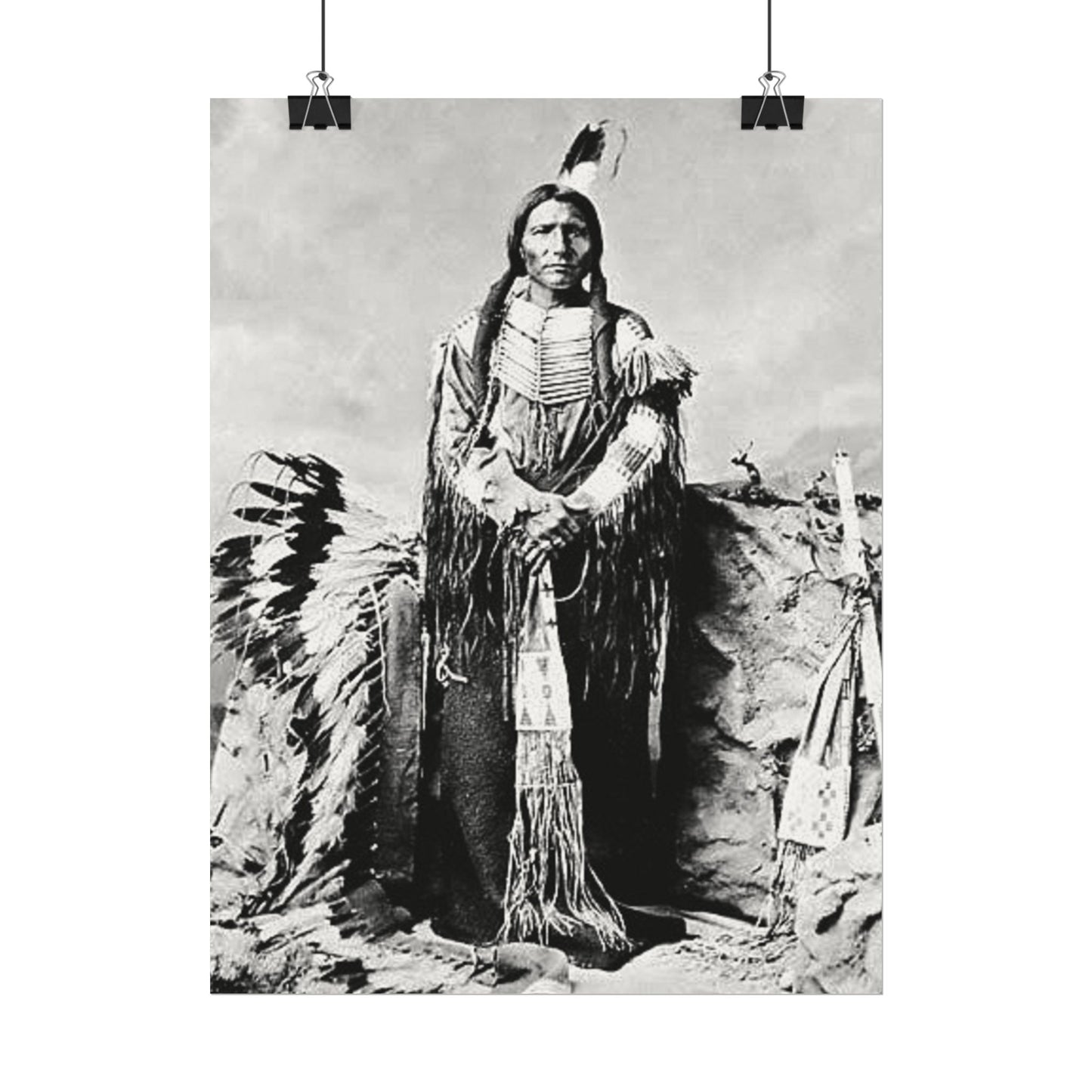 Enduring Spirit– Western Textured Watercolor Matte Posters