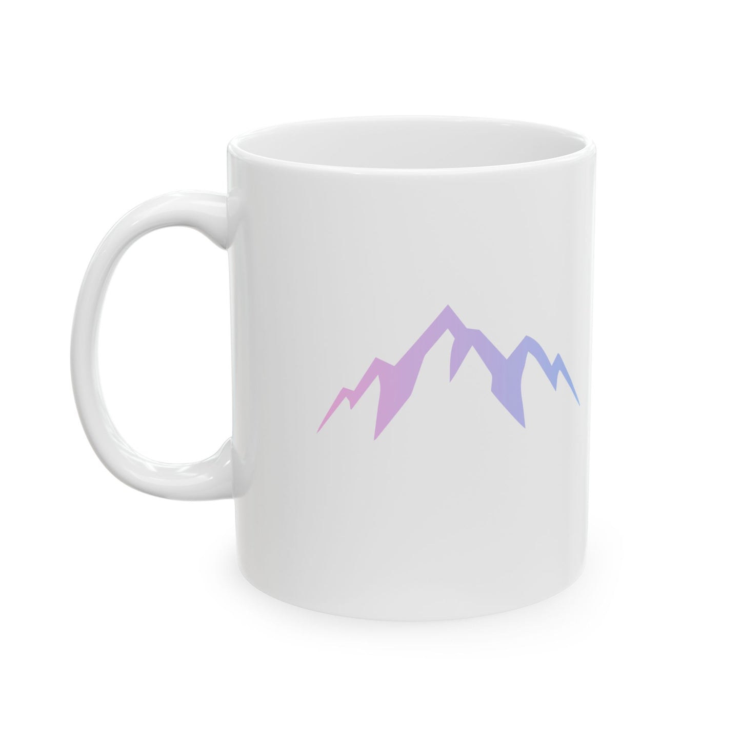 Mountain Vibes Ceramic Mug Perfect for Coffee & Tea, Gift for Nature Lovers Great for Hiking Enthusiasts