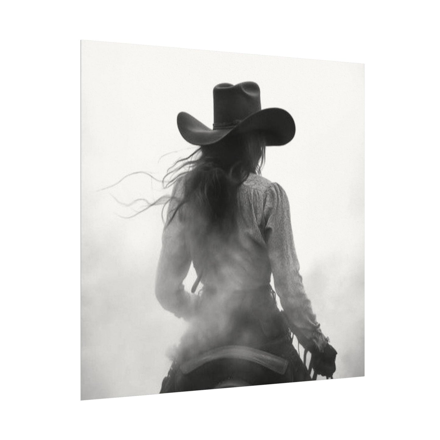 Whispers In The Dust– Western Textured Watercolor Matte Posters