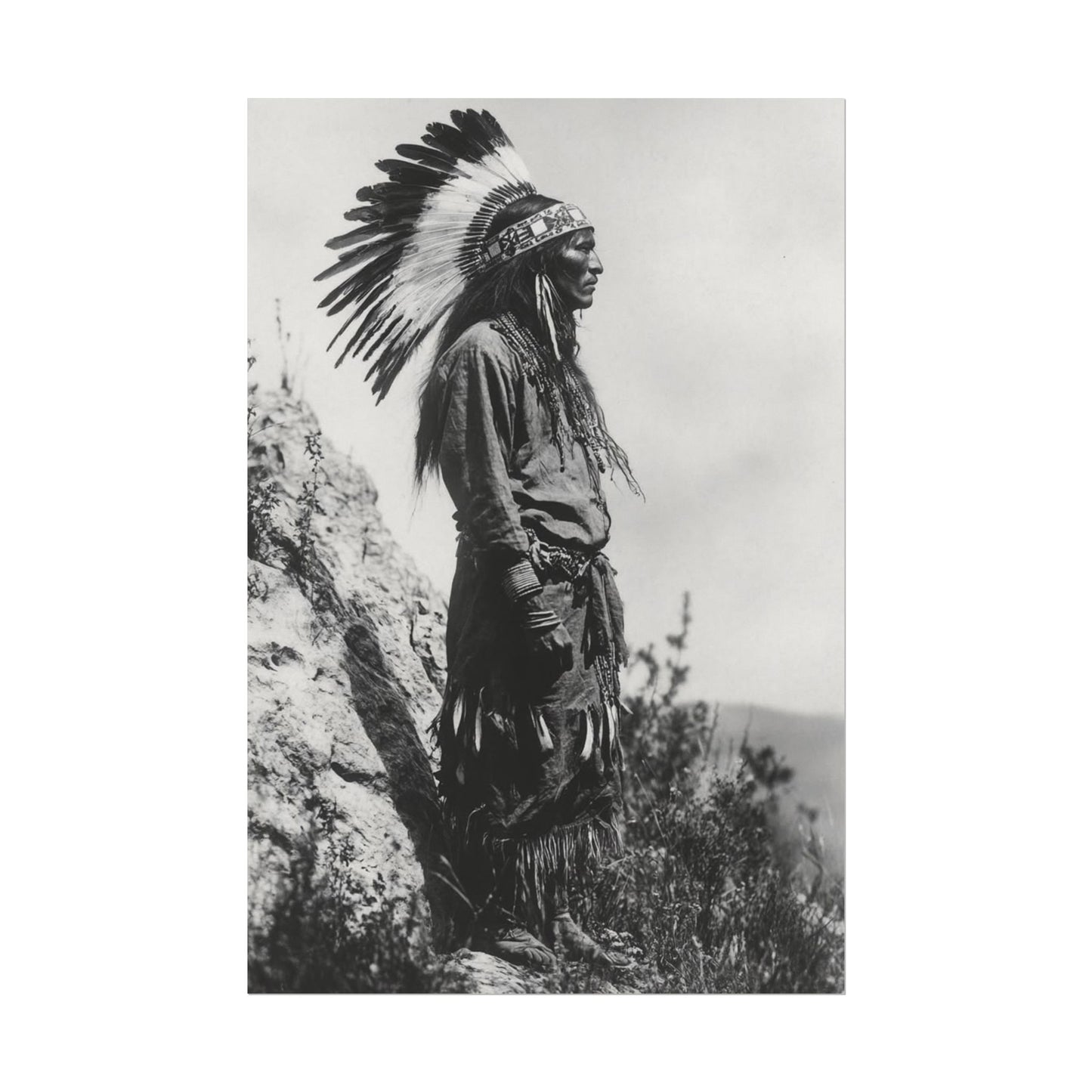 When The Wind Calls – Western Textured Watercolor Matte Posters