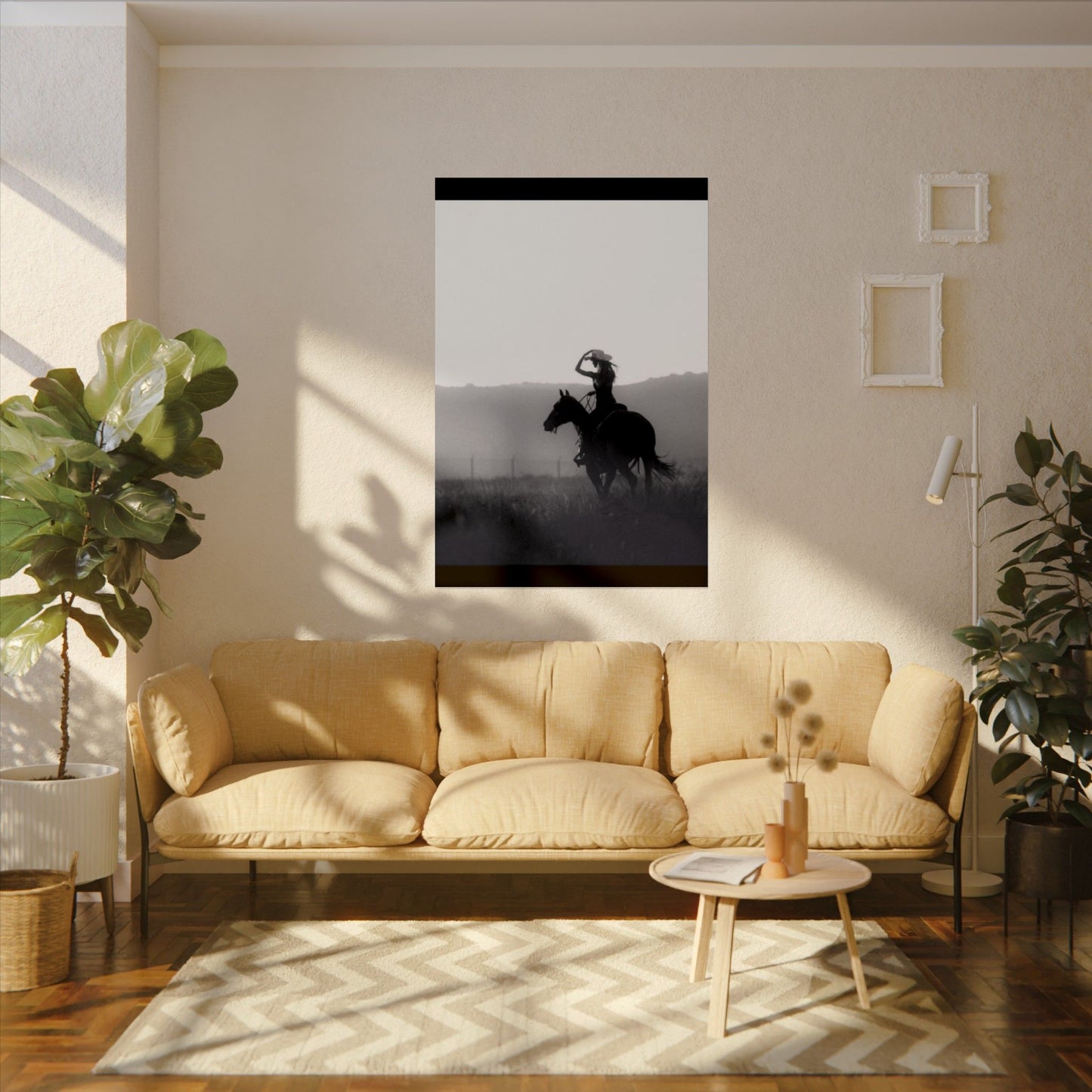 Timeless Beauty – Western Textured Watercolor Matte Posters