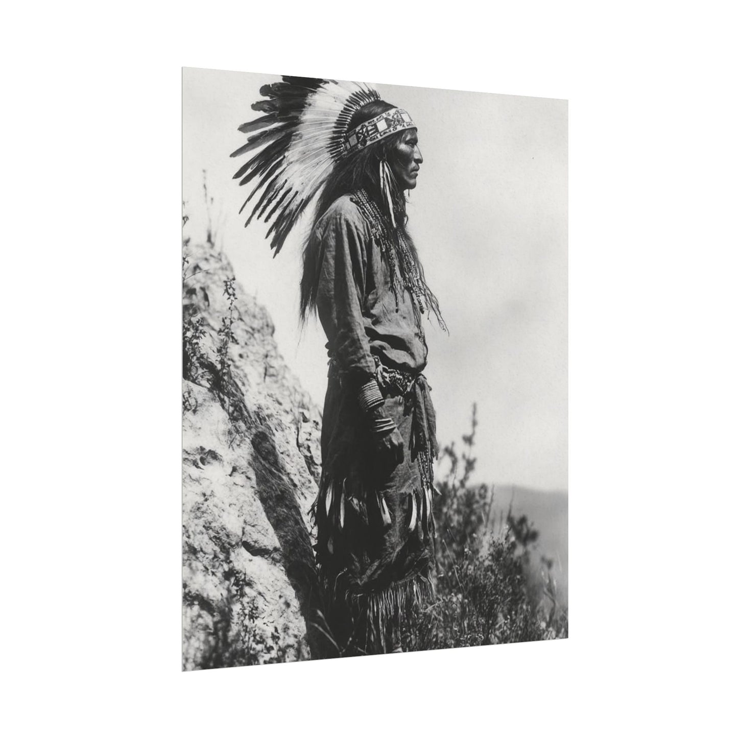 When The Wind Calls – Western Textured Watercolor Matte Posters