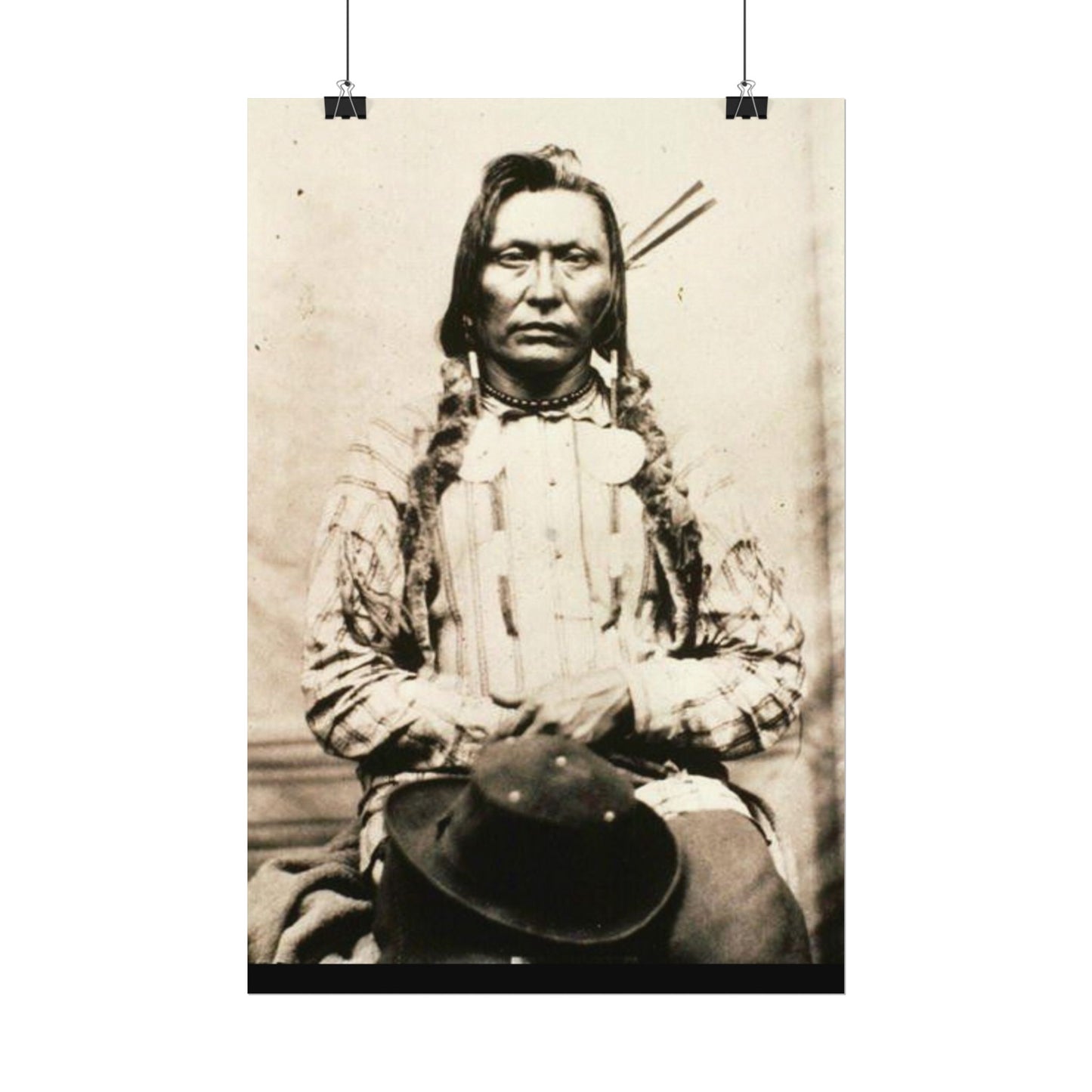 Shadow Warrior – Western Textured Watercolor Matte Posters