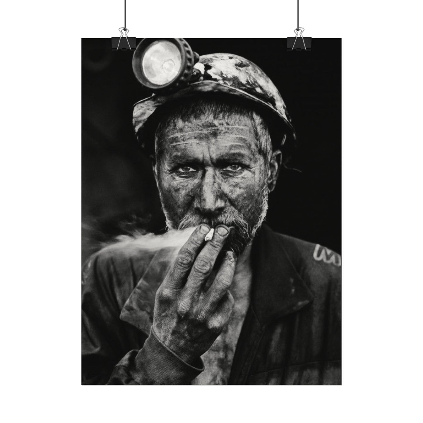 Fire & Coal – Western Textured Watercolor Matte Posters