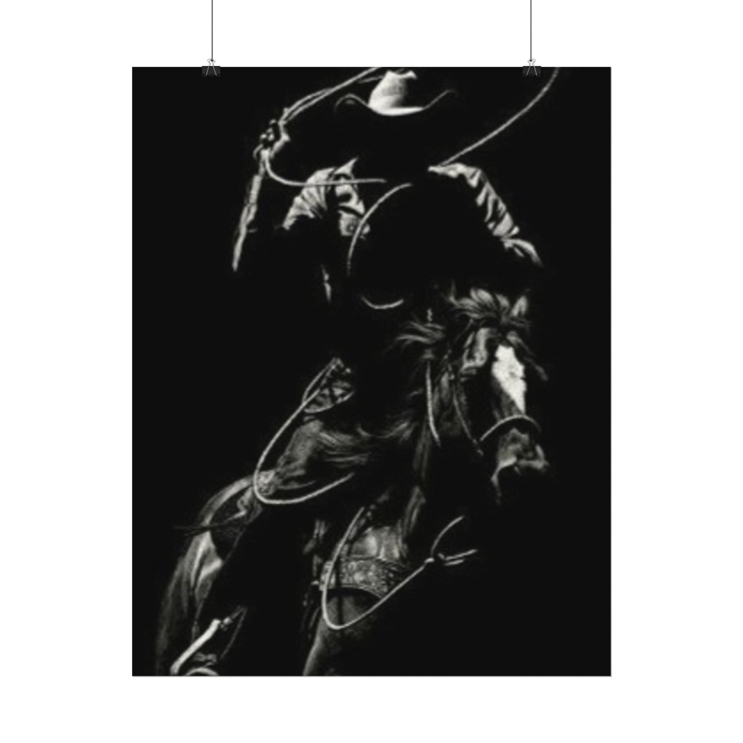 The Ropers Mark – Western Textured Watercolor Matte Posters