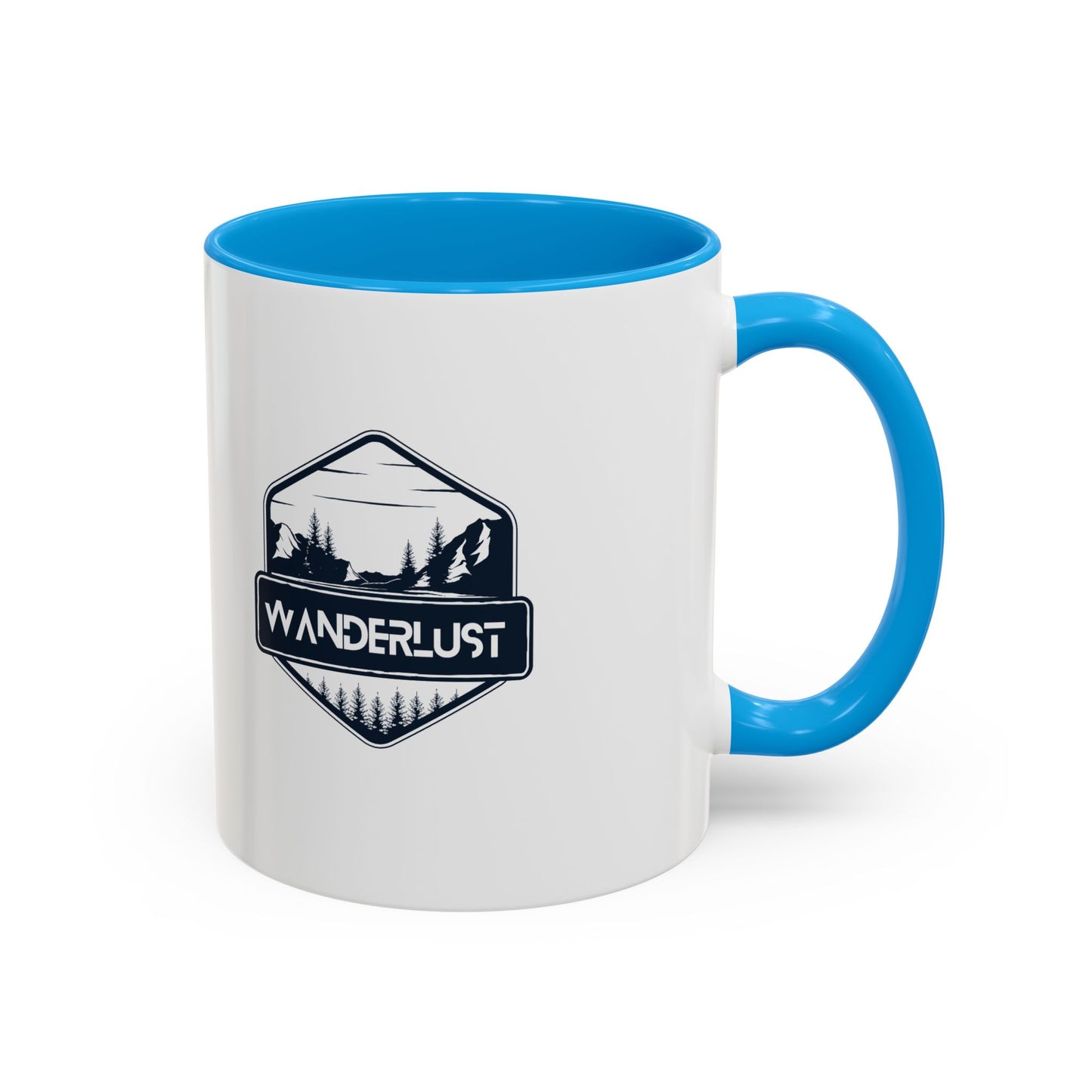 Wanderlust Coffee Mug, Travel Lover Gift, Adventure Drinkware, Colorful Ceramic Cup, Perfect for Holidays & Camping