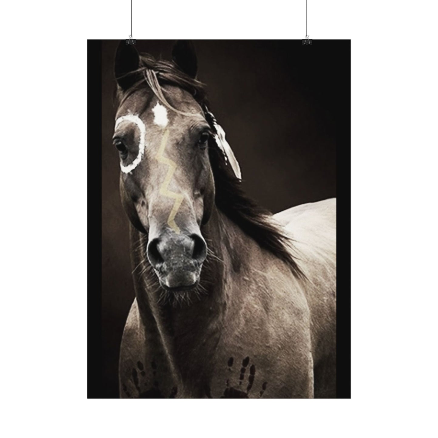 War Paint – Western Textured Watercolor Matte Posters