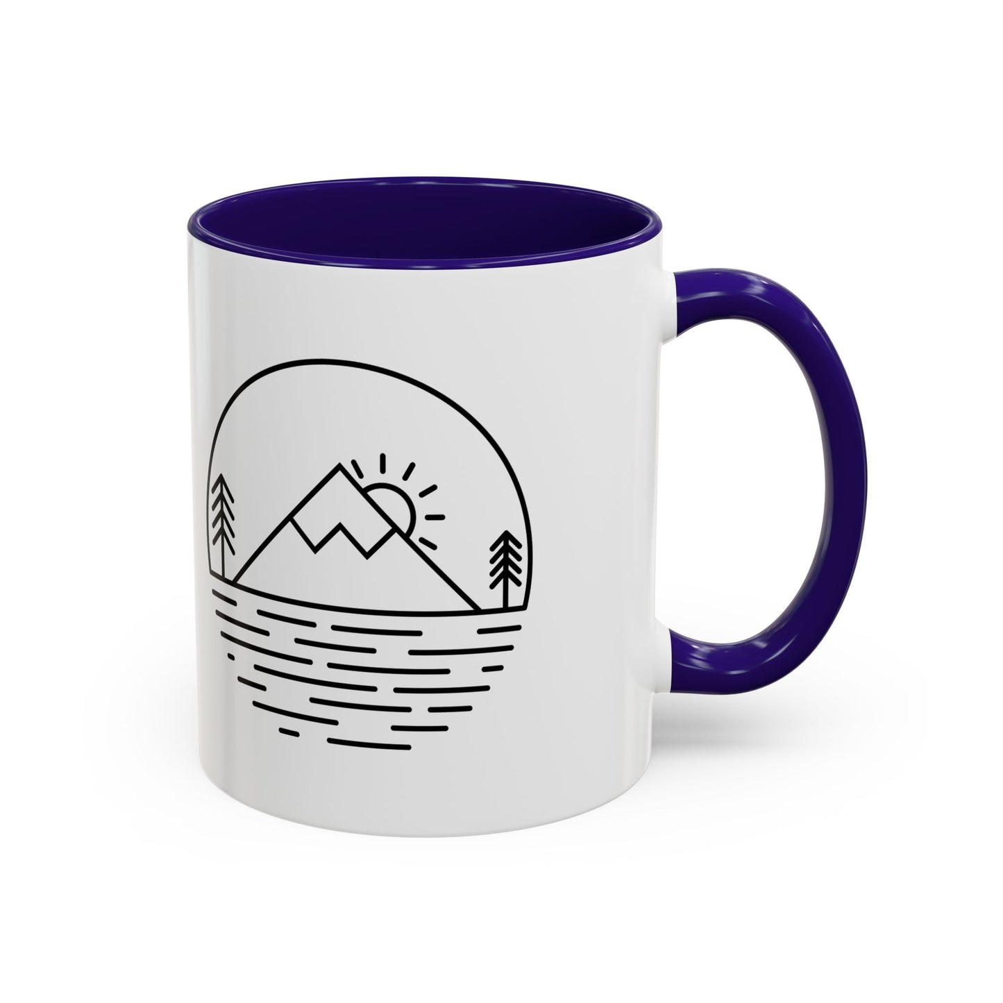 Nature-Inspired Colorful Mug, Perfect Gift for Nature Lovers, Coffee Mug for Outdoor Enthusiasts, Travel Souvenir, Adventure Coffee Cup