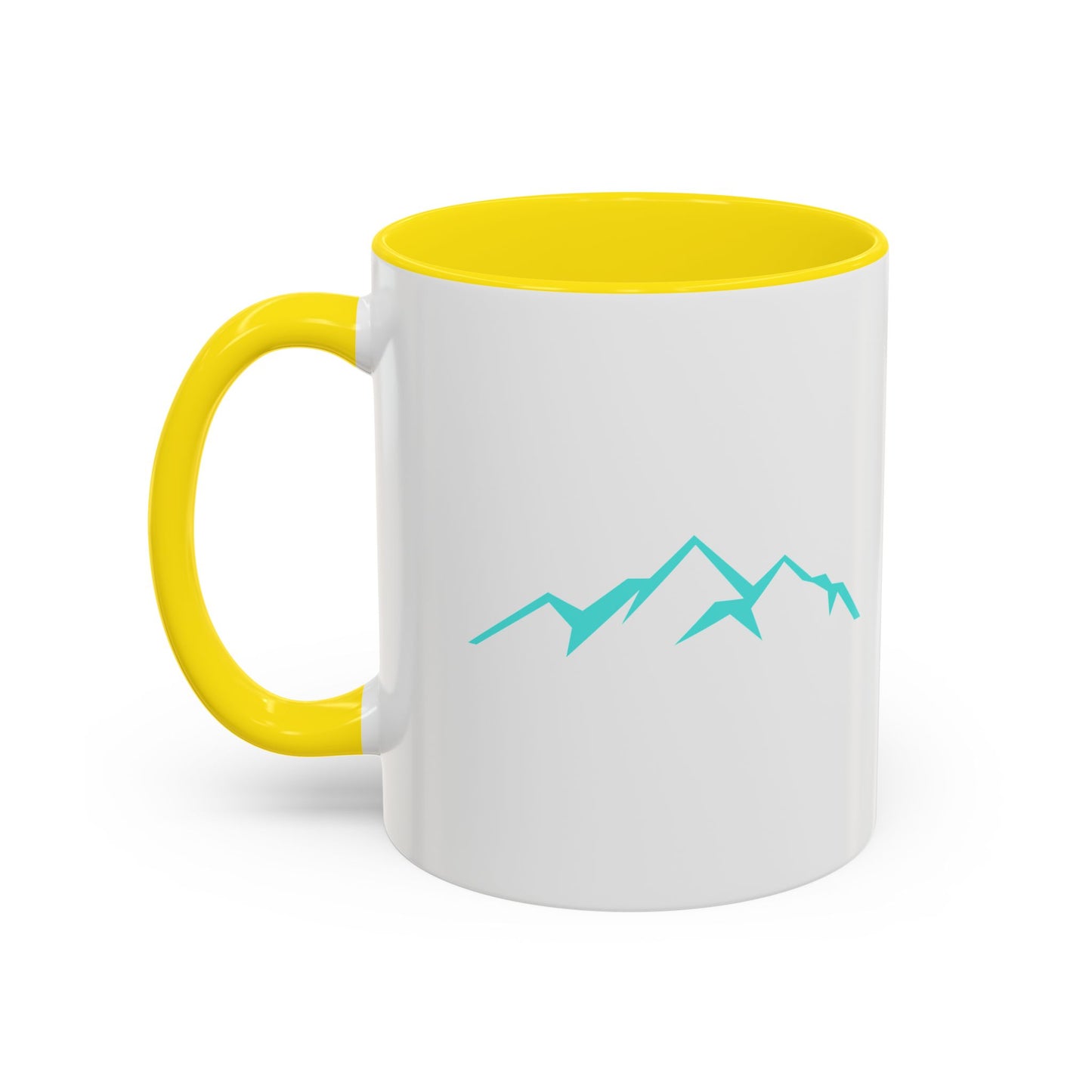 Mountain Vibes Accent Coffee Mug, Unique Gift for Nature Lovers, Adventure Mug, Hiking Enthusiast, 11oz, 15oz