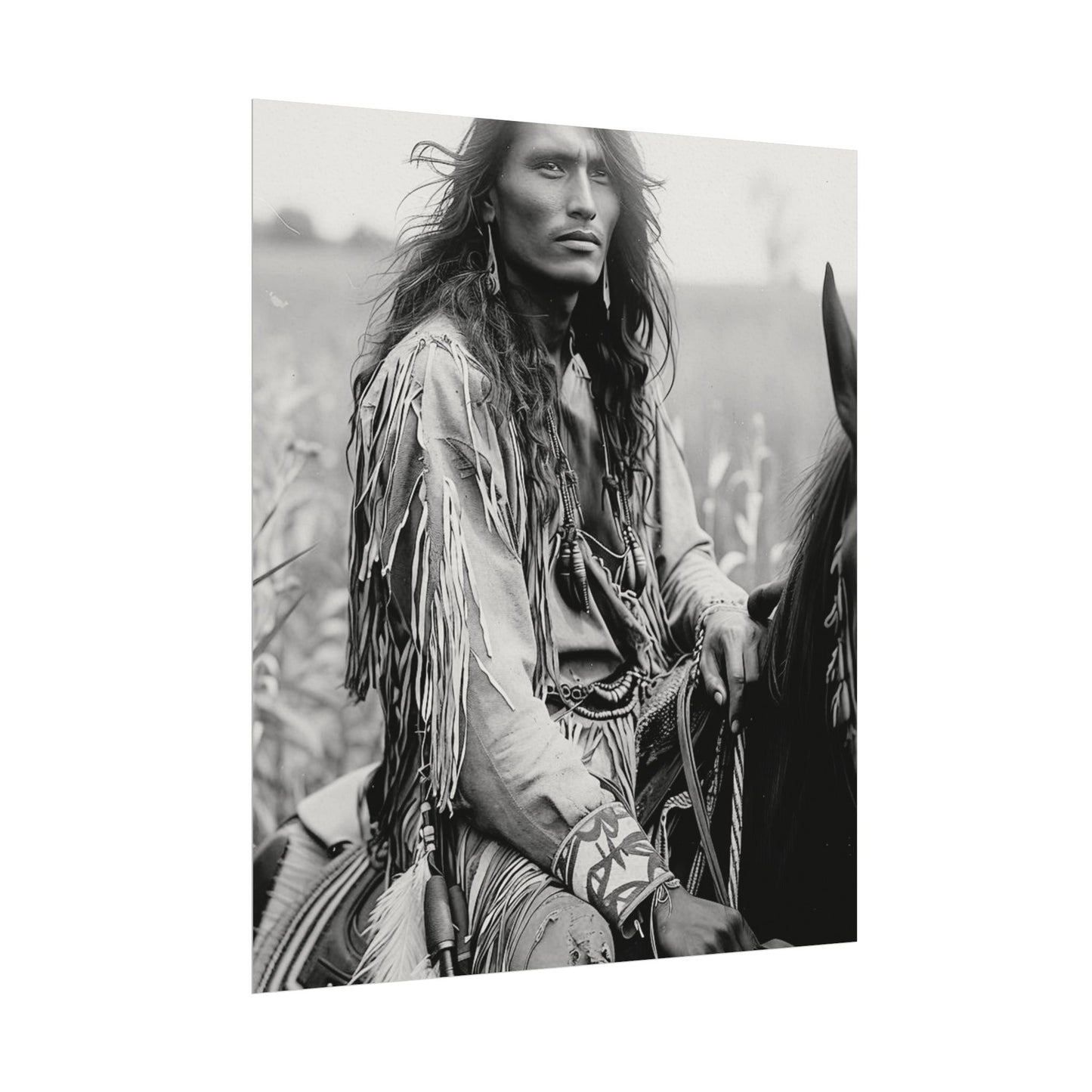 The Last Watchman– Western Textured Watercolor Matte Posters