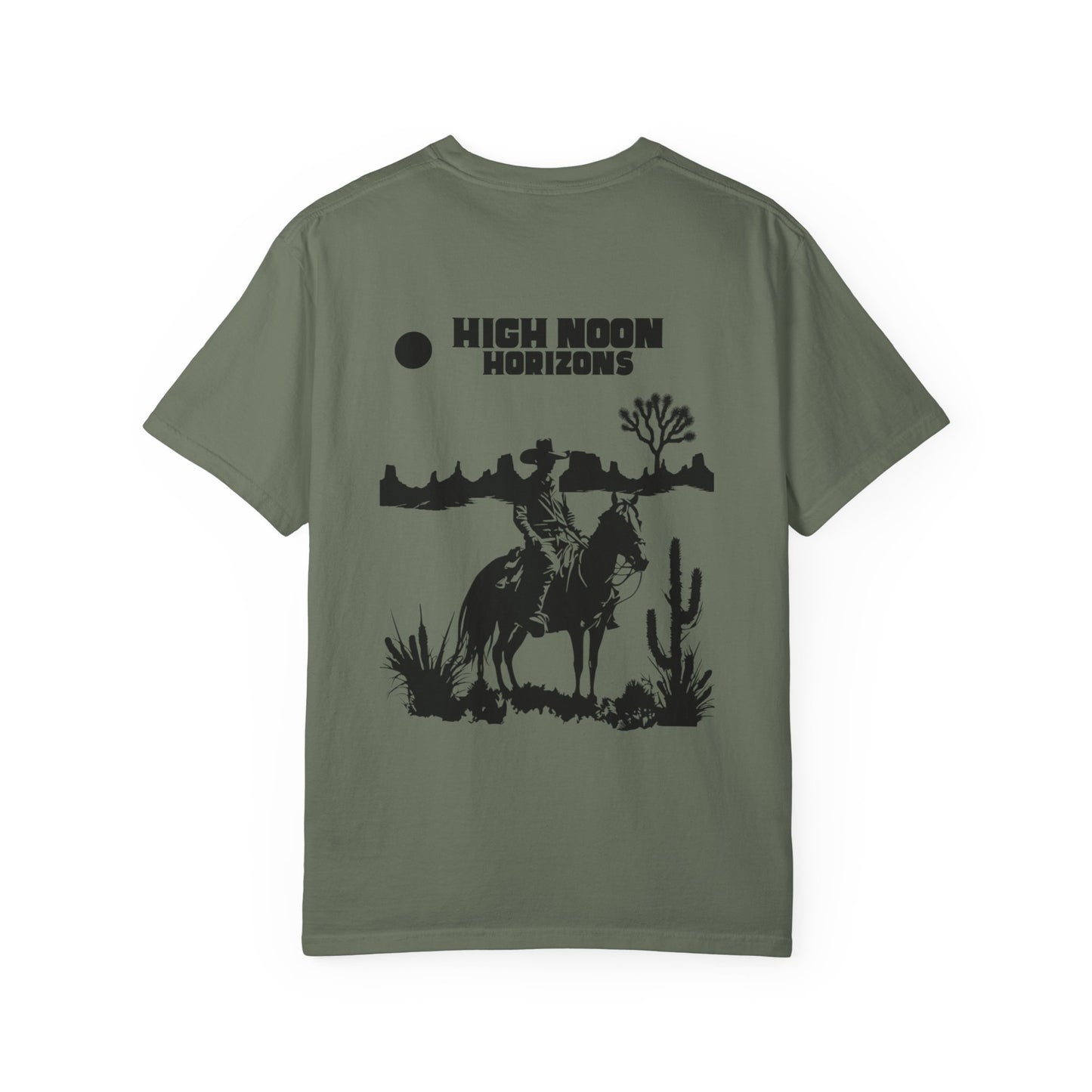 High Noon Horizons Mountain T-Shirt - Western Gift, Nature Lover Tee, Unisex Cotton Shirt