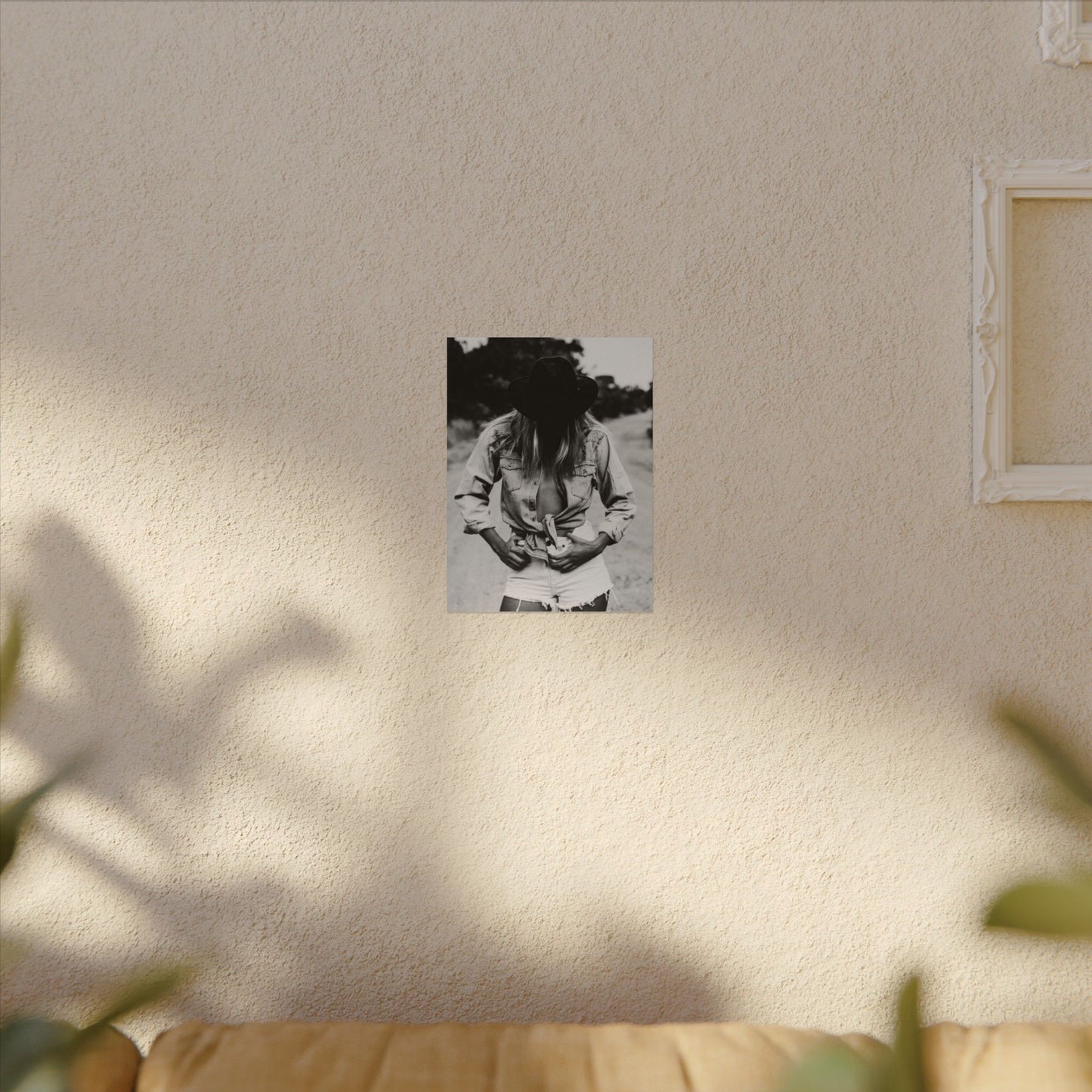 Denim Dreamer– Western Textured Watercolor Matte Posters