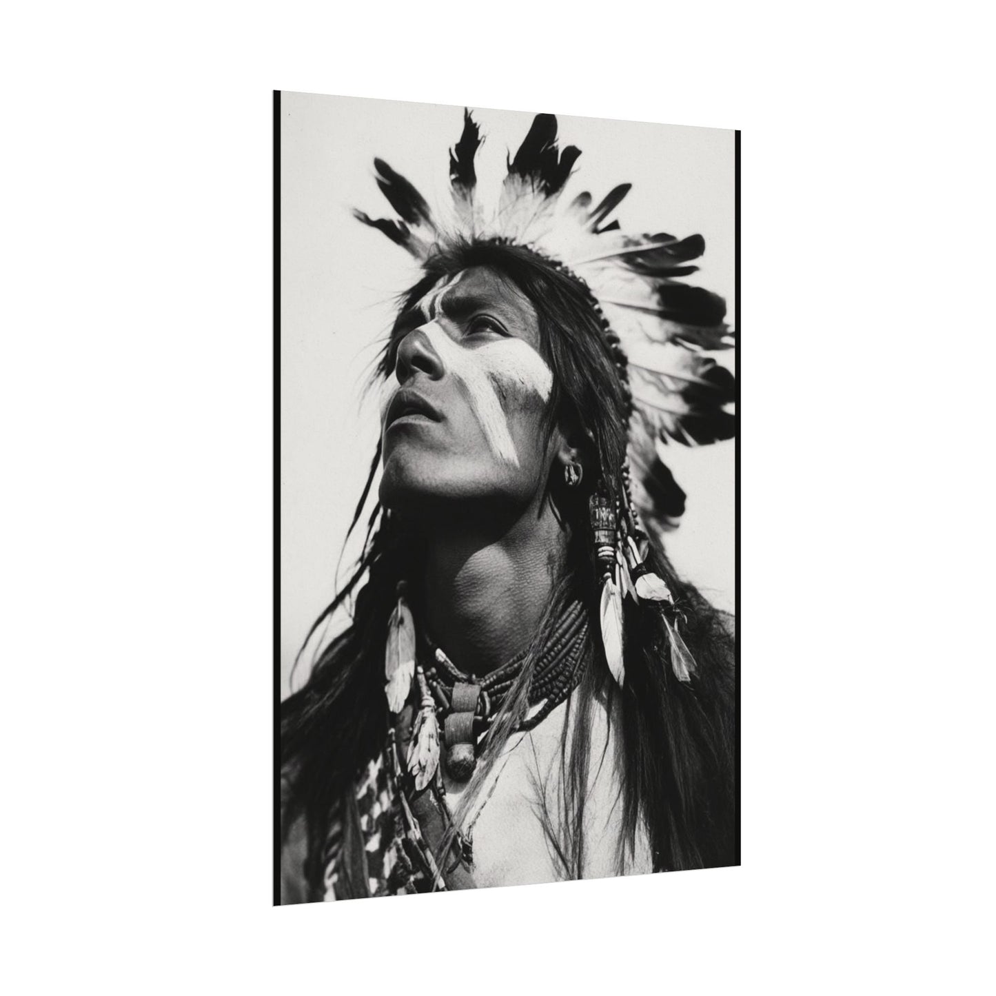 He Who Remembers – Western Textured Watercolor Matte Posters