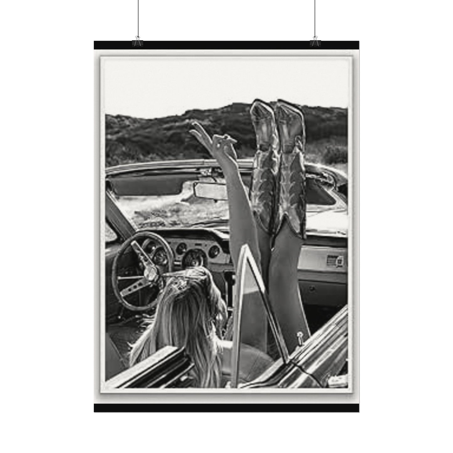 Wild At Heart – Western Textured Watercolor Matte Posters