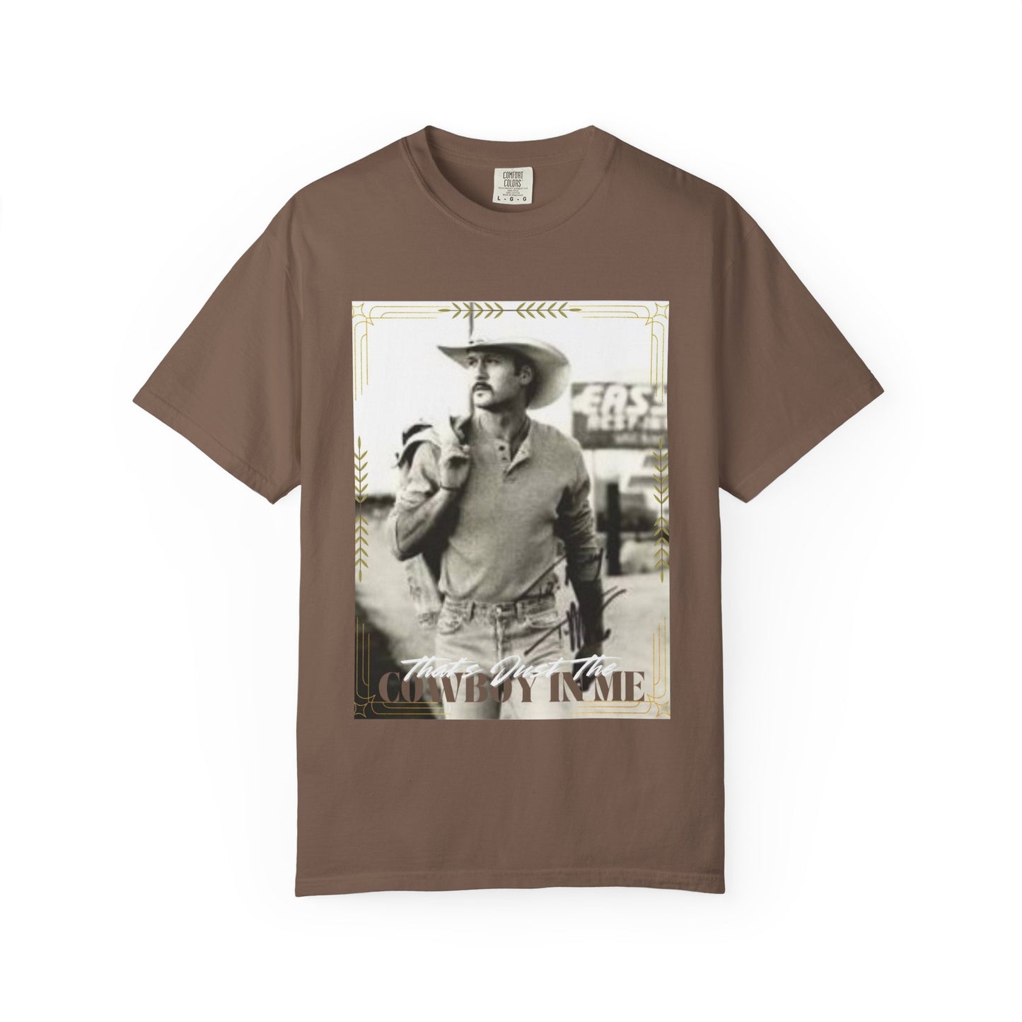 Cowboy in Me McGraw T-Shirt, Unisex Cowboy Tee, Western Style Shirt, Casual Wear for Country Lovers, Gift for Rodeo Fans, Vintage Graphic Tee