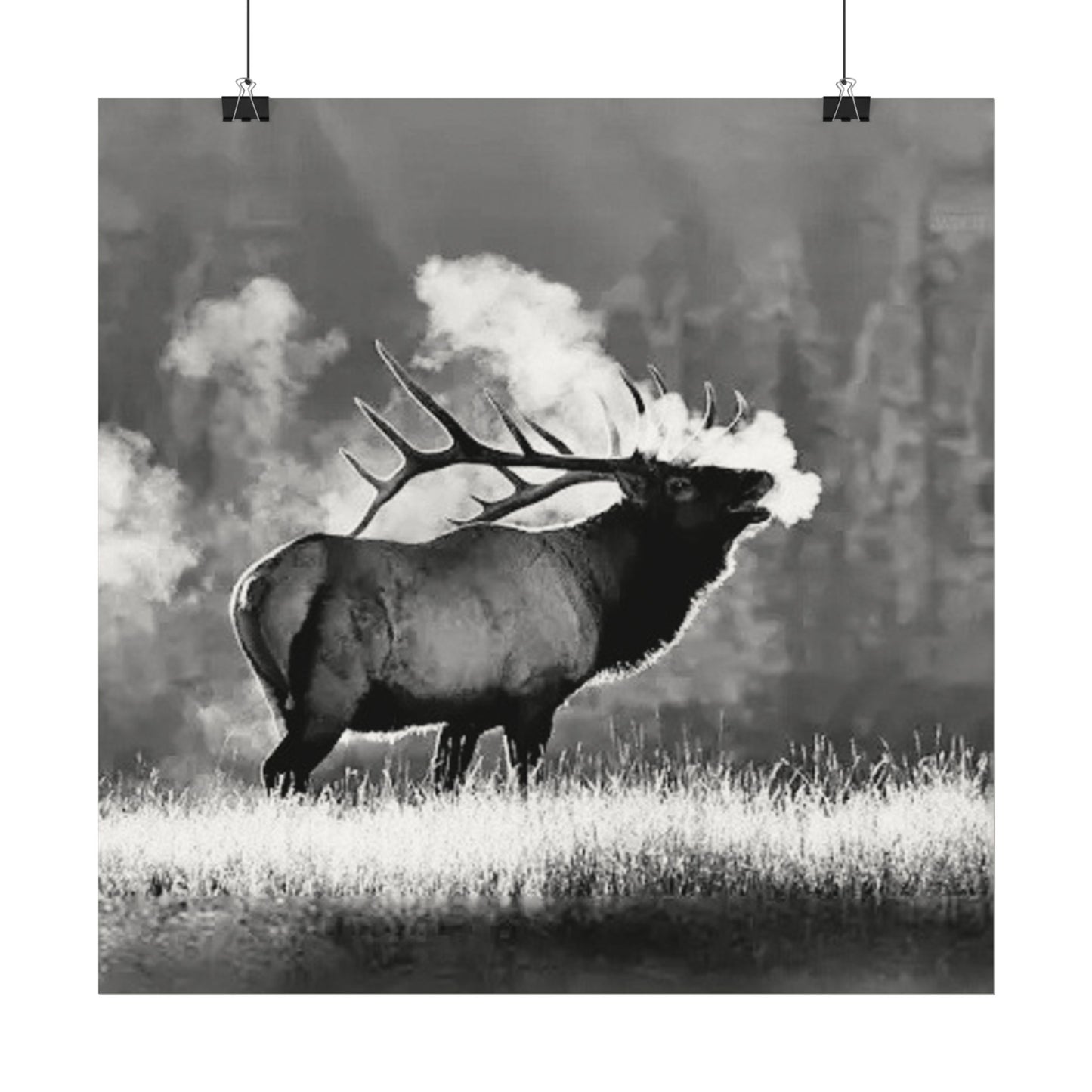 When Nature Calls– Western Textured Watercolor Matte Posters