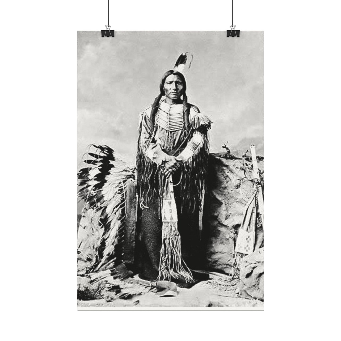 Enduring Spirit– Western Textured Watercolor Matte Posters