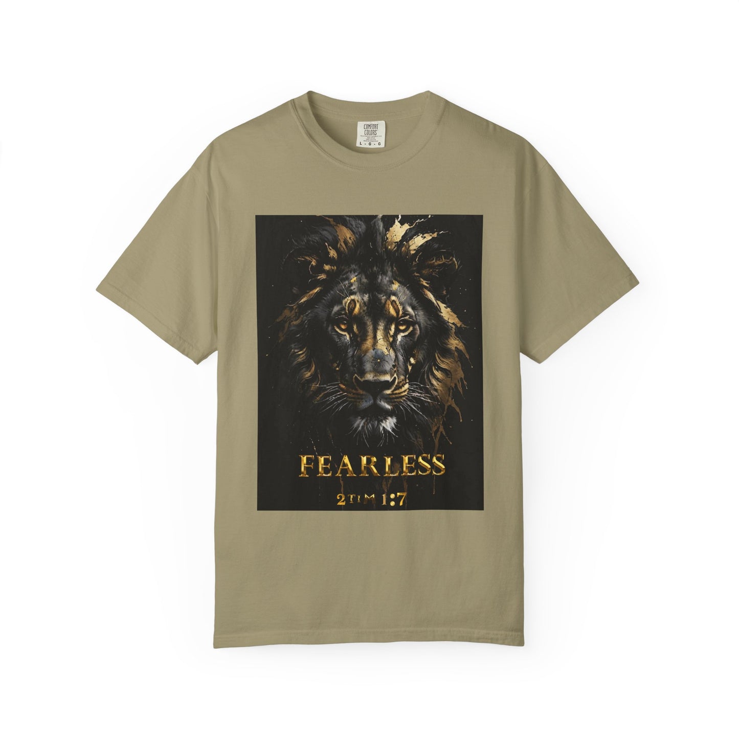 Fearless Lion Graphic T-Shirt, Inspirational Tee, Unisex Apparel, Gift for Animal Lovers, Motivational Shirt, Perfect for Everyday Wear