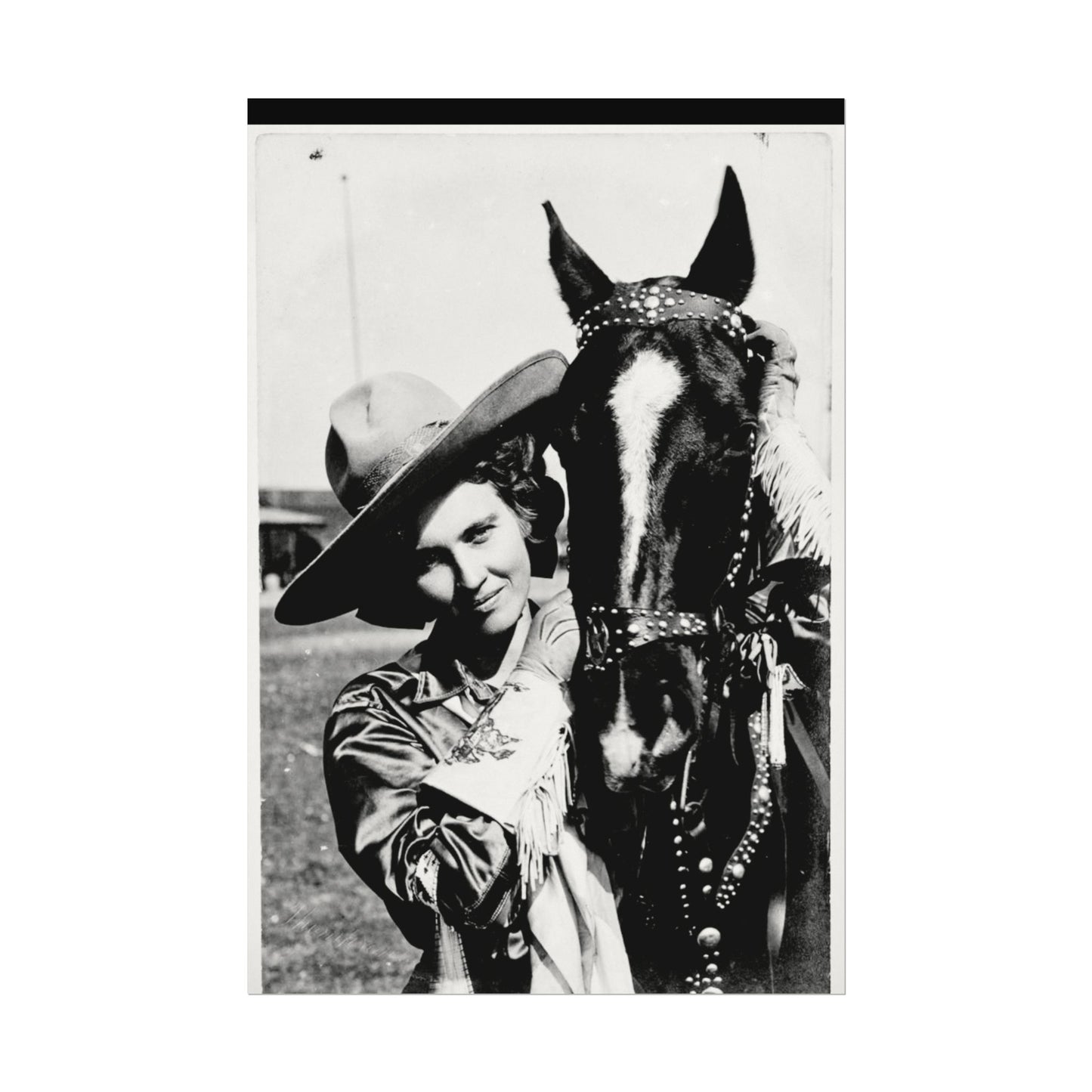 Steadfast Devotion – Western Textured Watercolor Matte Posters