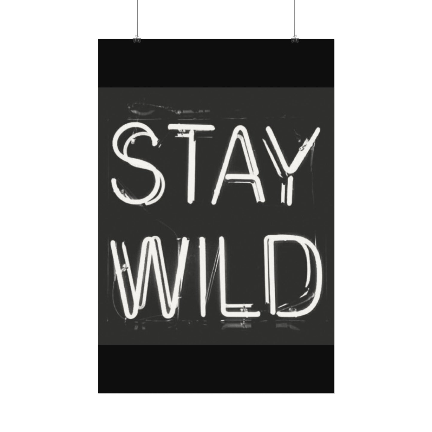 Stay Wild – Western Textured Watercolor Matte Posters