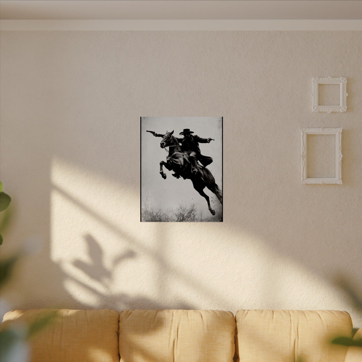 High Noon Pistols  – Western Textured Watercolor Matte Posters