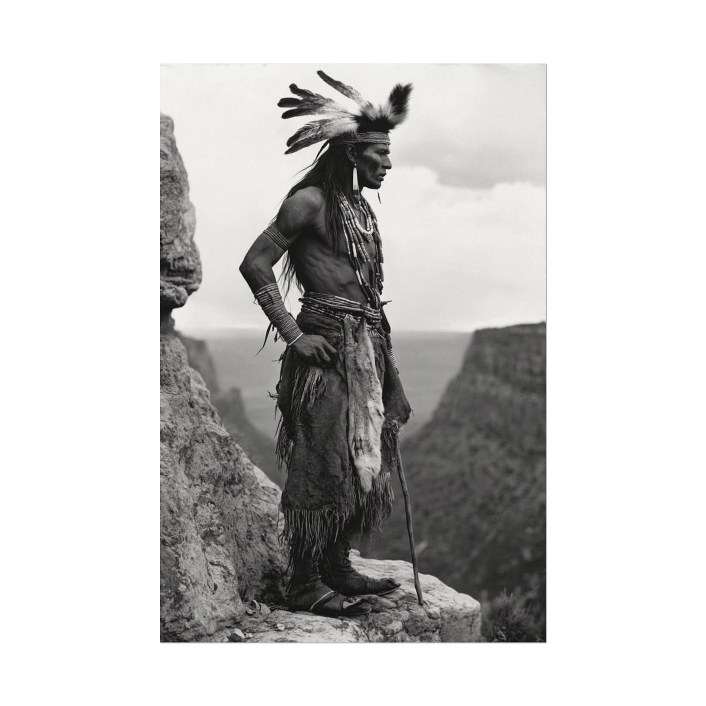 Sacred Horizons – Western Textured Watercolor Matte Posters