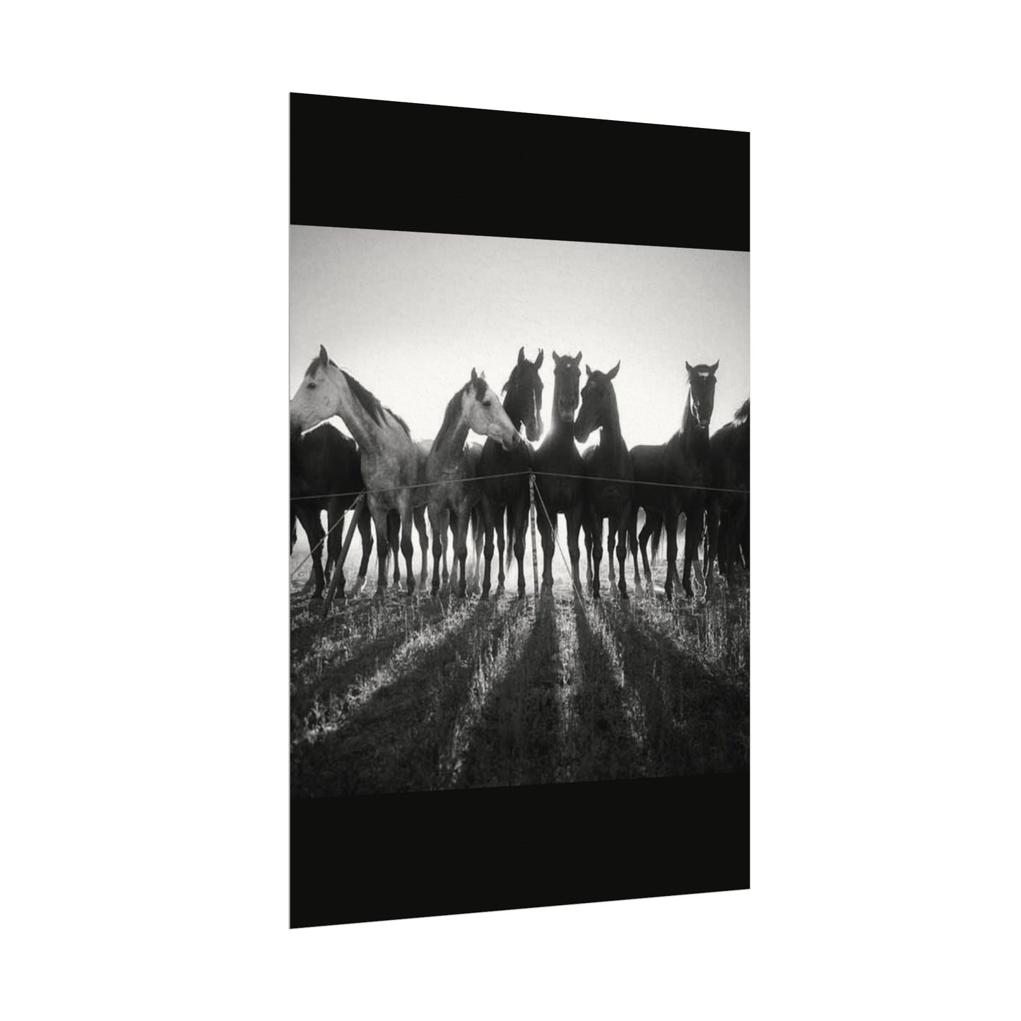 When Dawn Breaks – Western Textured Watercolor Matte Posters