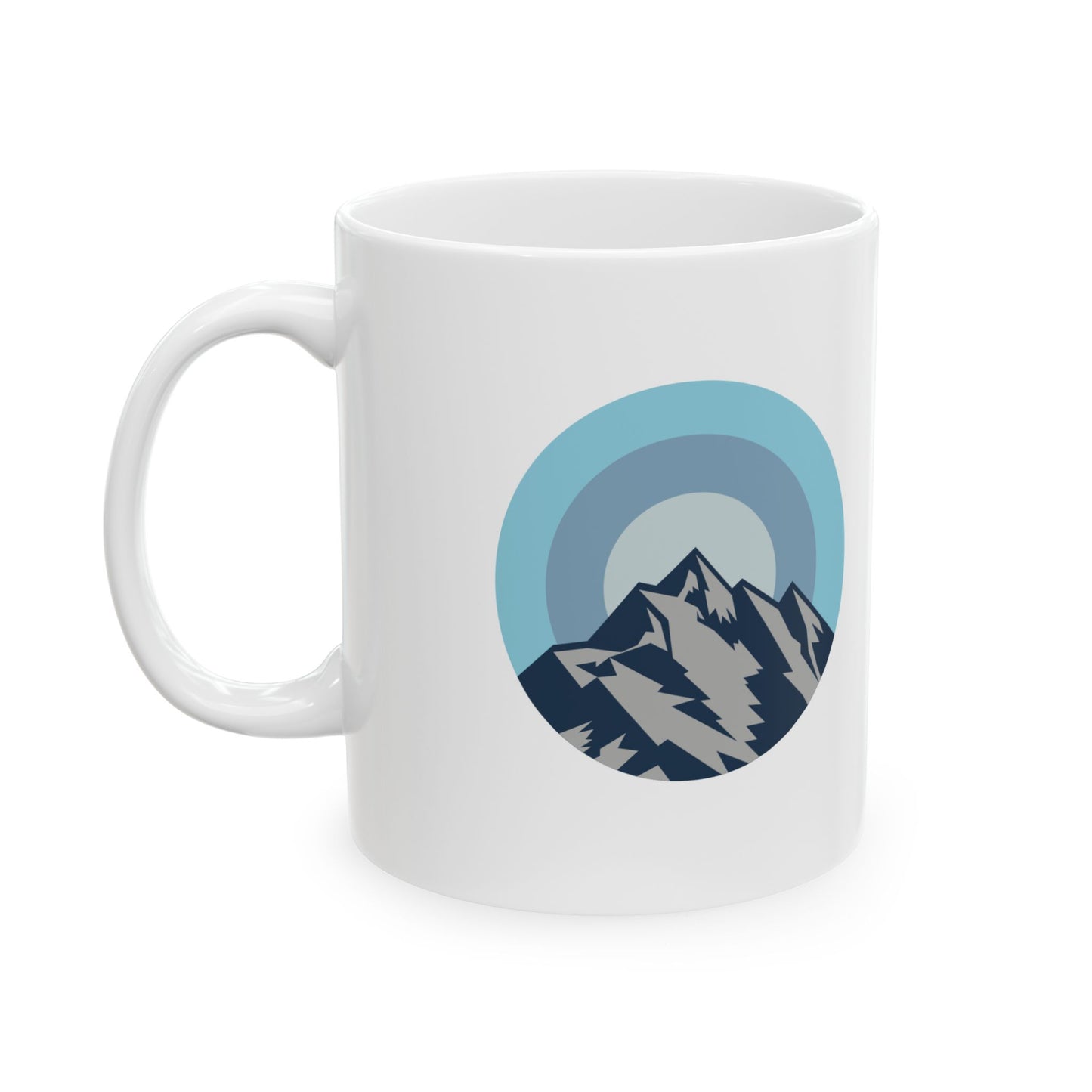 Mountain Adventure Ceramic Mug | Hiking Gift, Coffee Cup, Camping Mug, Nature Lover's Drinkware, Outdoor Enthusiast