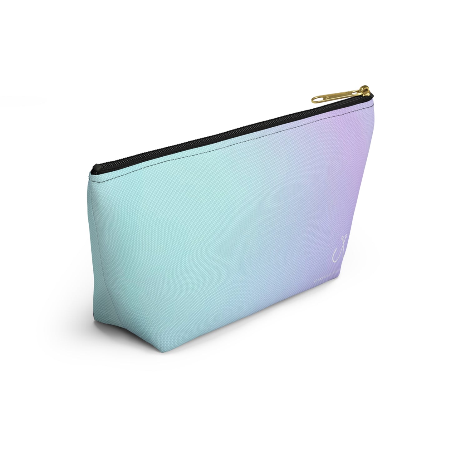 Purple To Blue Ombre Vibrant Gradient Accessory Pouch | Makeup Bag, Travel Organizer, Gift for Her, Beach Essentials, Stylish Storage