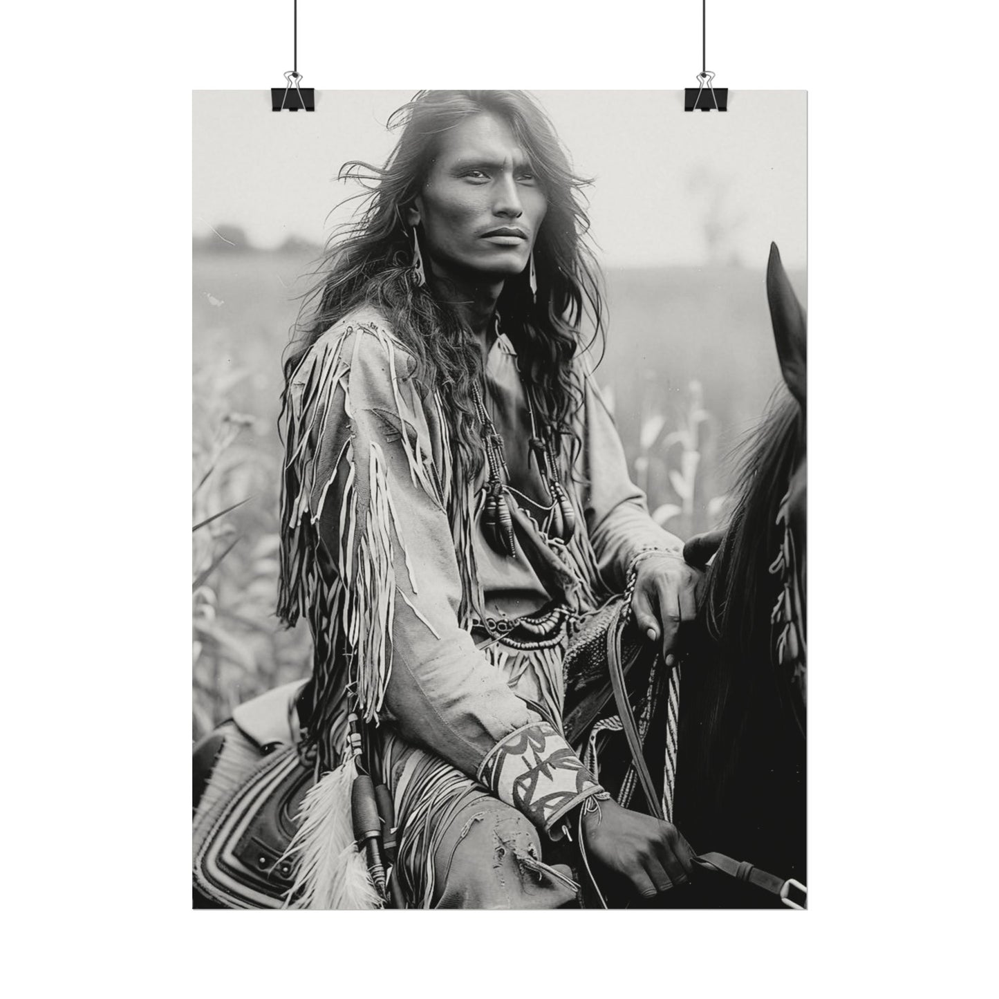 The Last Watchman– Western Textured Watercolor Matte Posters