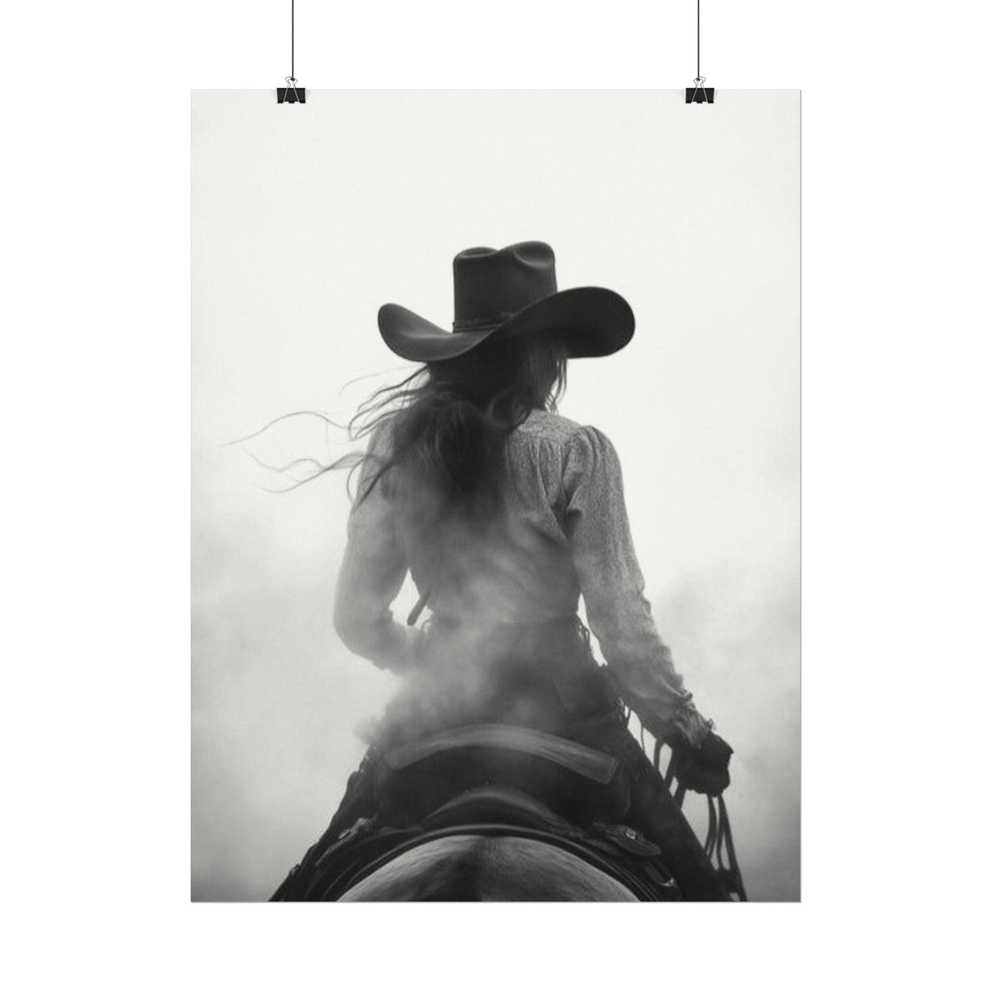 Whispers In The Dust– Western Textured Watercolor Matte Posters