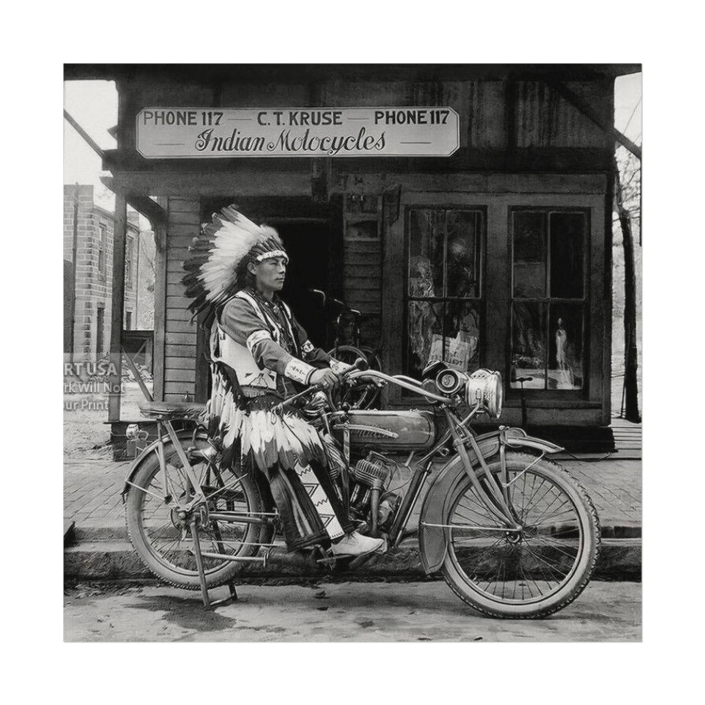 Metal Horse – Western Textured Watercolor Matte Posters