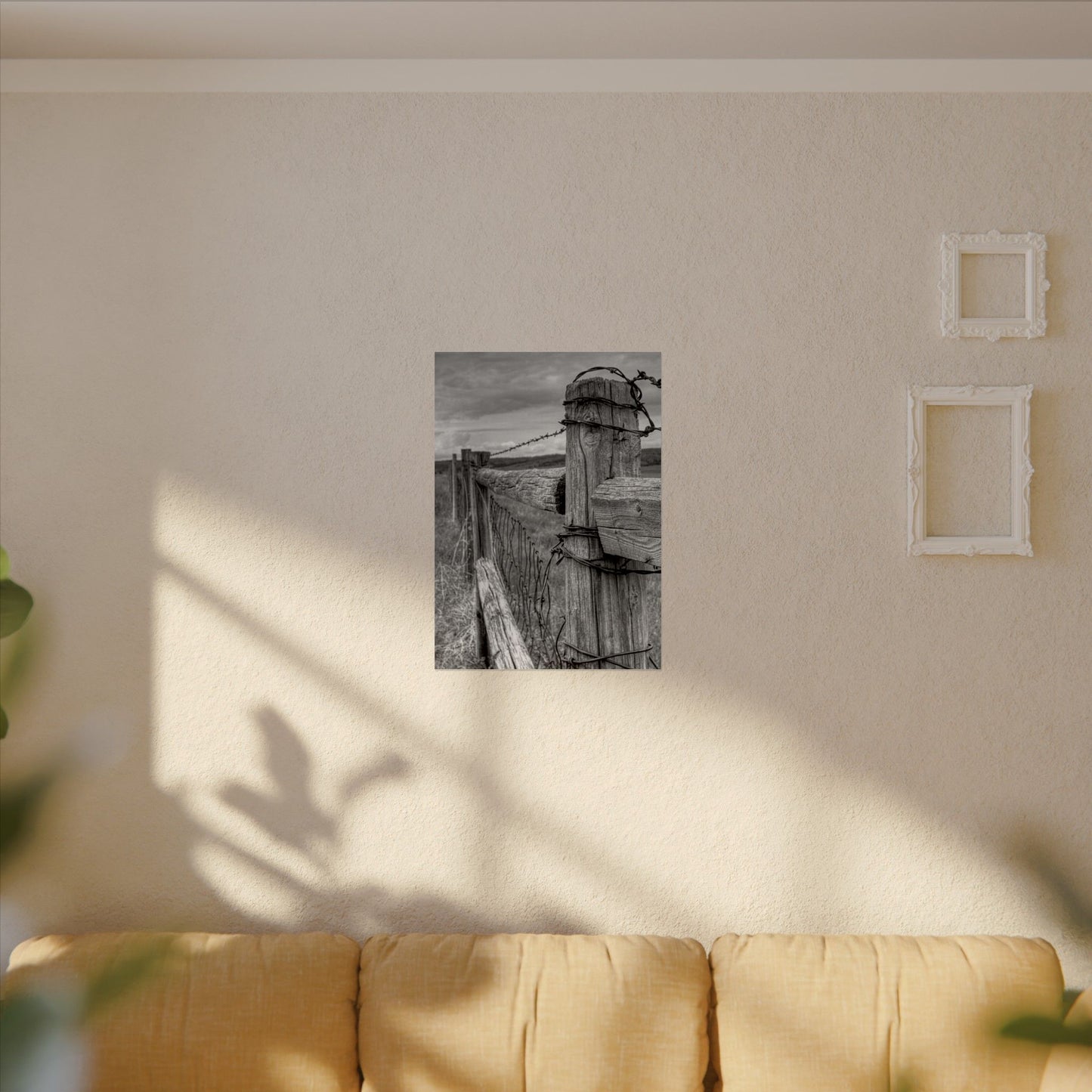 What Lies Between Frontiers– Western Textured Watercolor Matte Posters