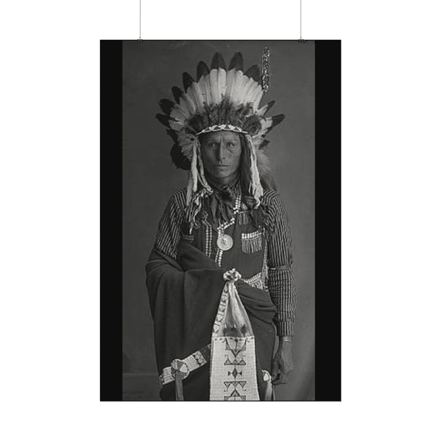 Still As The Wind Remembers – Western Textured Watercolor Matte Posters