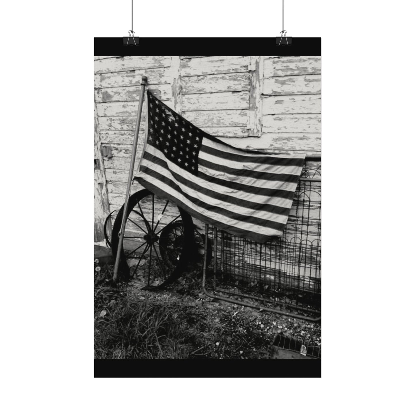 American Grit – Western Textured Watercolor Matte Posters