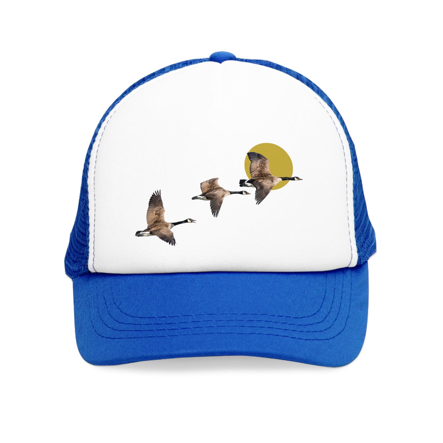 Geese Flying, Retro Trucker Hat, Nature lover Gifts , Outdoor Accessory, Beer Lover Gift, Summer BBQ Essential