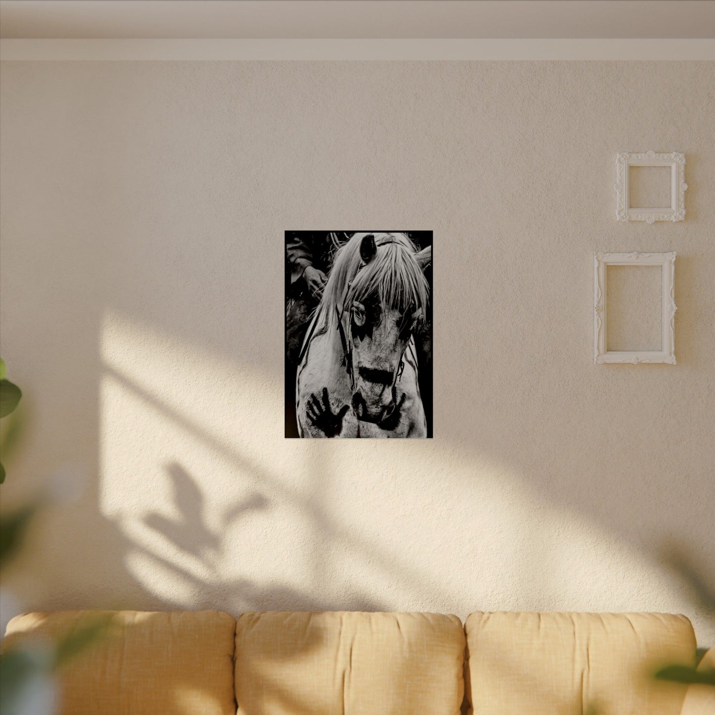 Storm Walker– Western Textured Watercolor Matte Posters