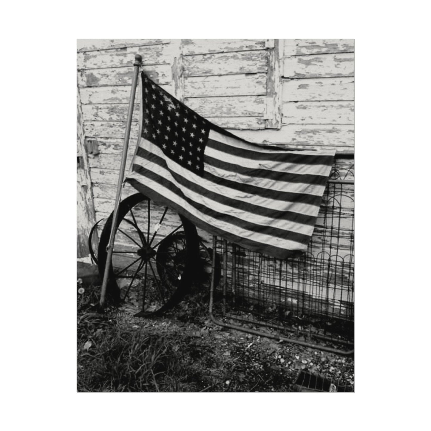 American Grit – Western Textured Watercolor Matte Posters
