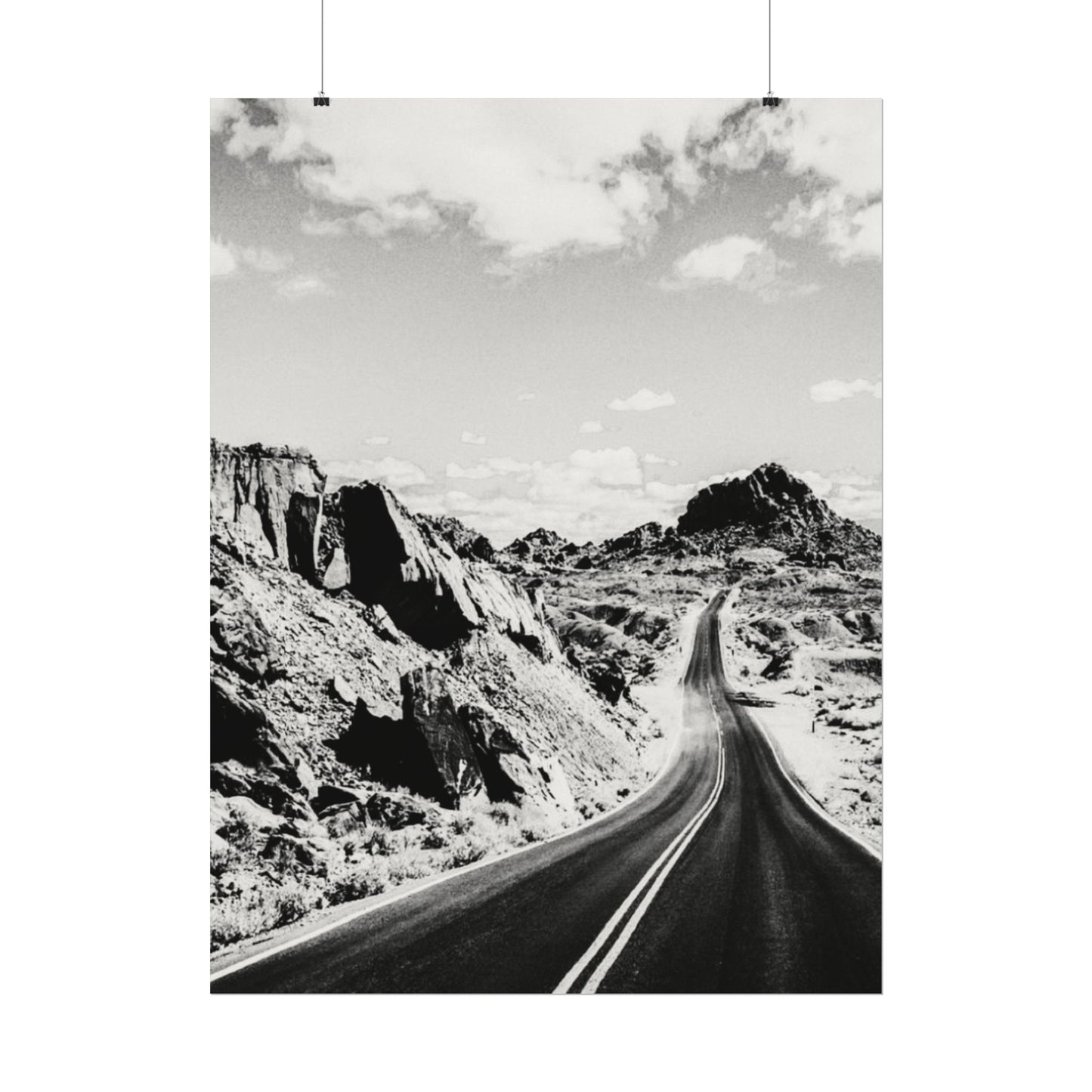 Adventure Awaits On The Open Road Textured Watercolor Matte Posters