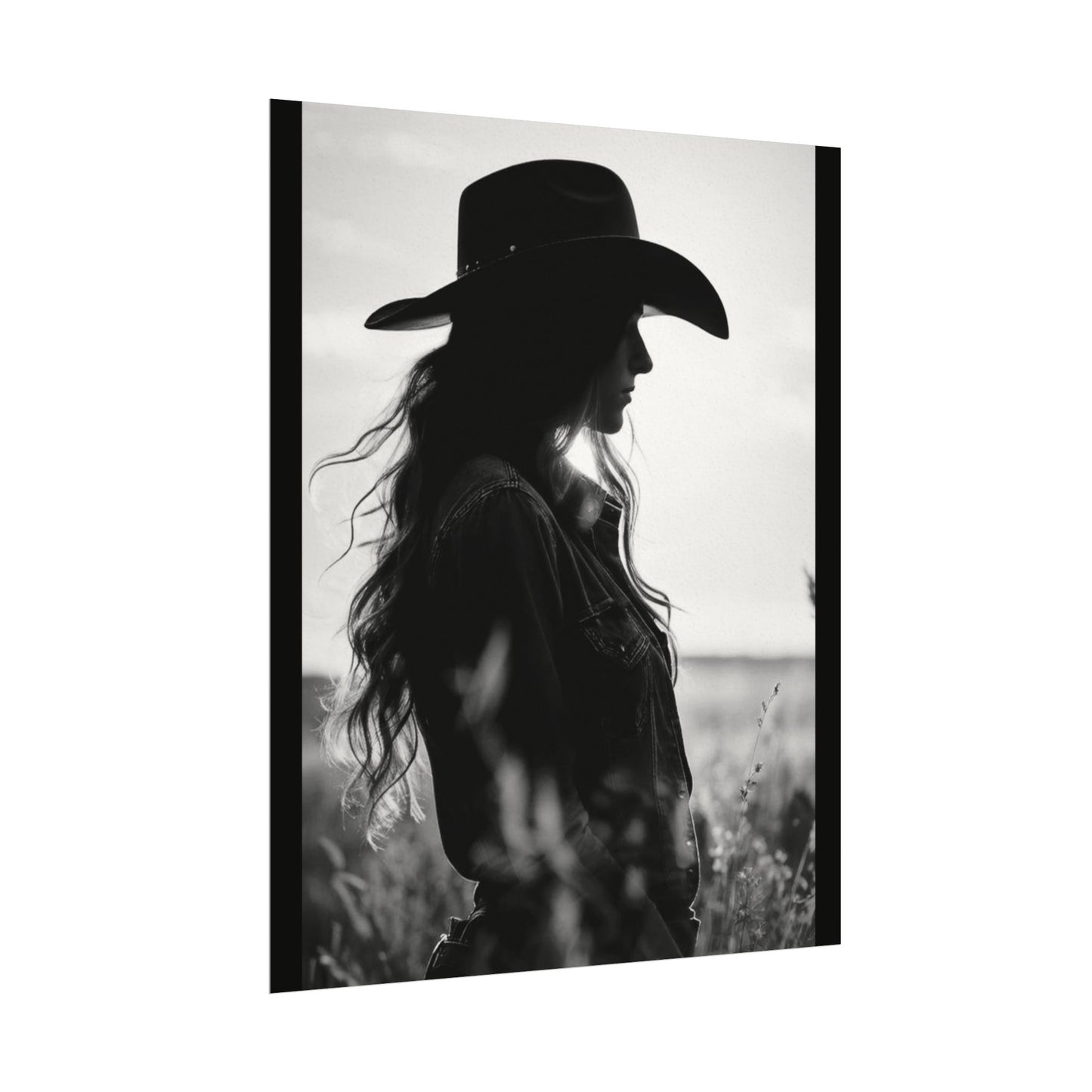Grace Againest The Grain – Western Textured Watercolor Matte Posters