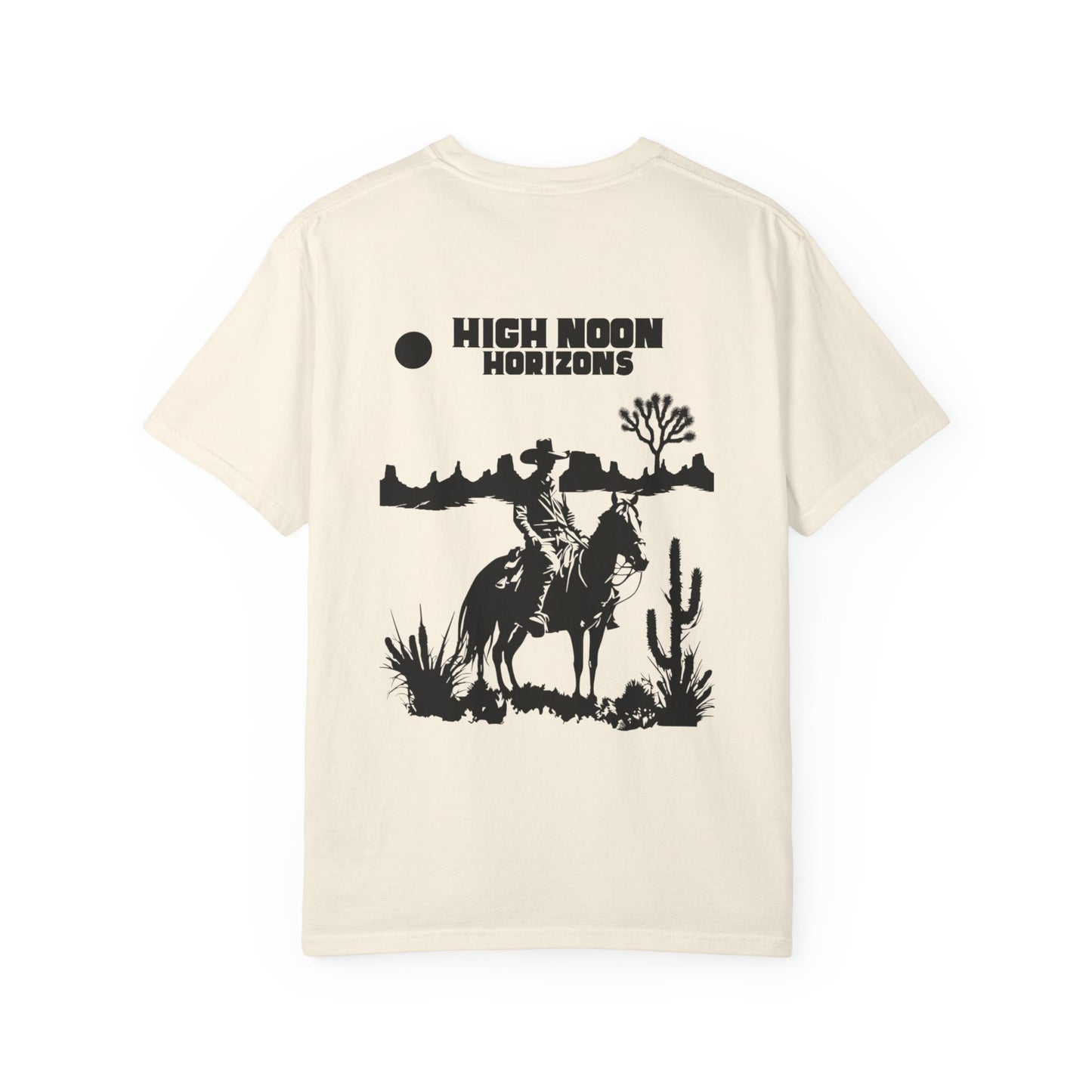 High Noon Horizons Mountain T-Shirt - Western Gift, Nature Lover Tee, Unisex Cotton Shirt