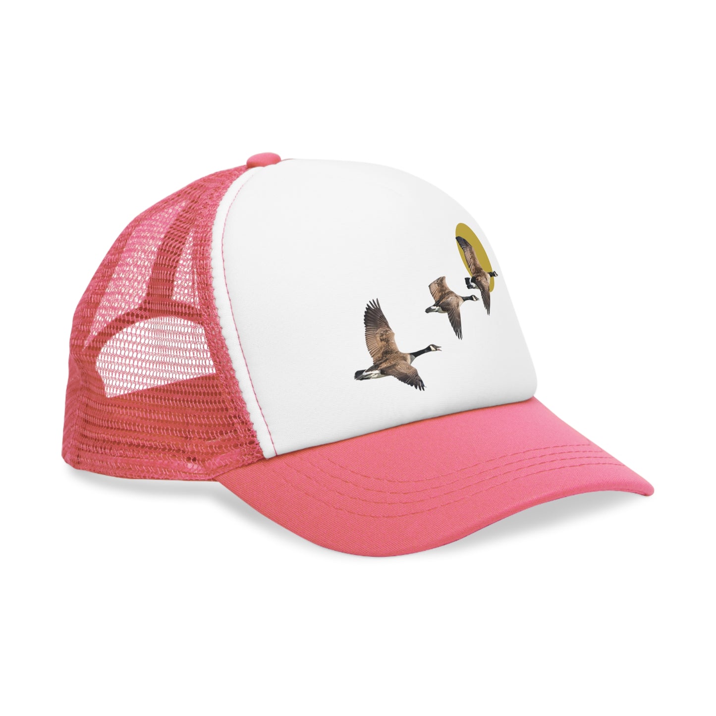 Geese Flying, Retro Trucker Hat, Nature lover Gifts , Outdoor Accessory, Beer Lover Gift, Summer BBQ Essential
