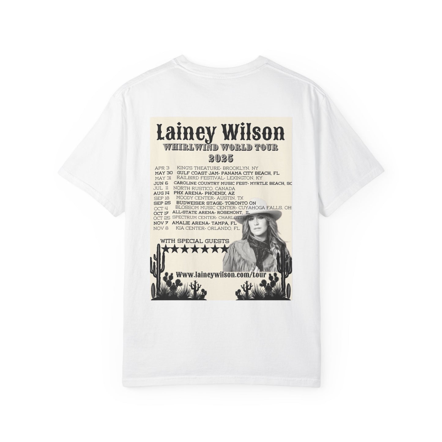 Desert Vibes Graphic Lainey T-Shirt, Boho Style Tee, Music Lover Shirt, Unisex Vintage Tee, Perfect Gift for Festivals & Concerts