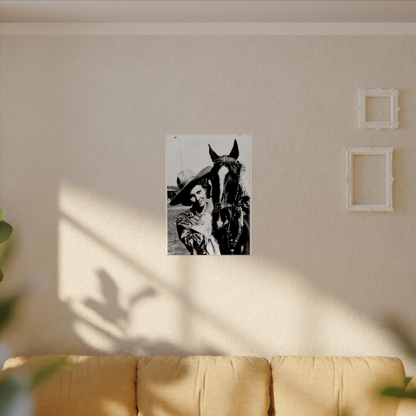 Steadfast Devotion – Western Textured Watercolor Matte Posters