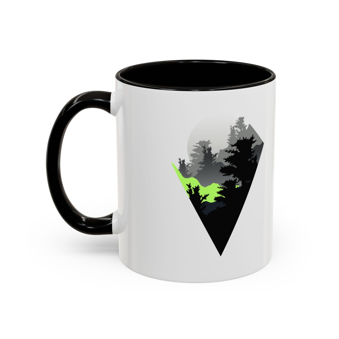 Sleek Forest Mug: Nature-Inspired Coffee Cup, Perfect for Outdoor Lovers, Gift for Nature Enthusiasts, Eco-Friendly Present