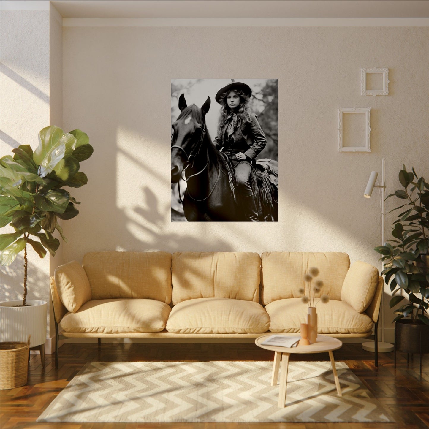 Legacy In Leather & Stone– Western Textured Watercolor Matte Posters